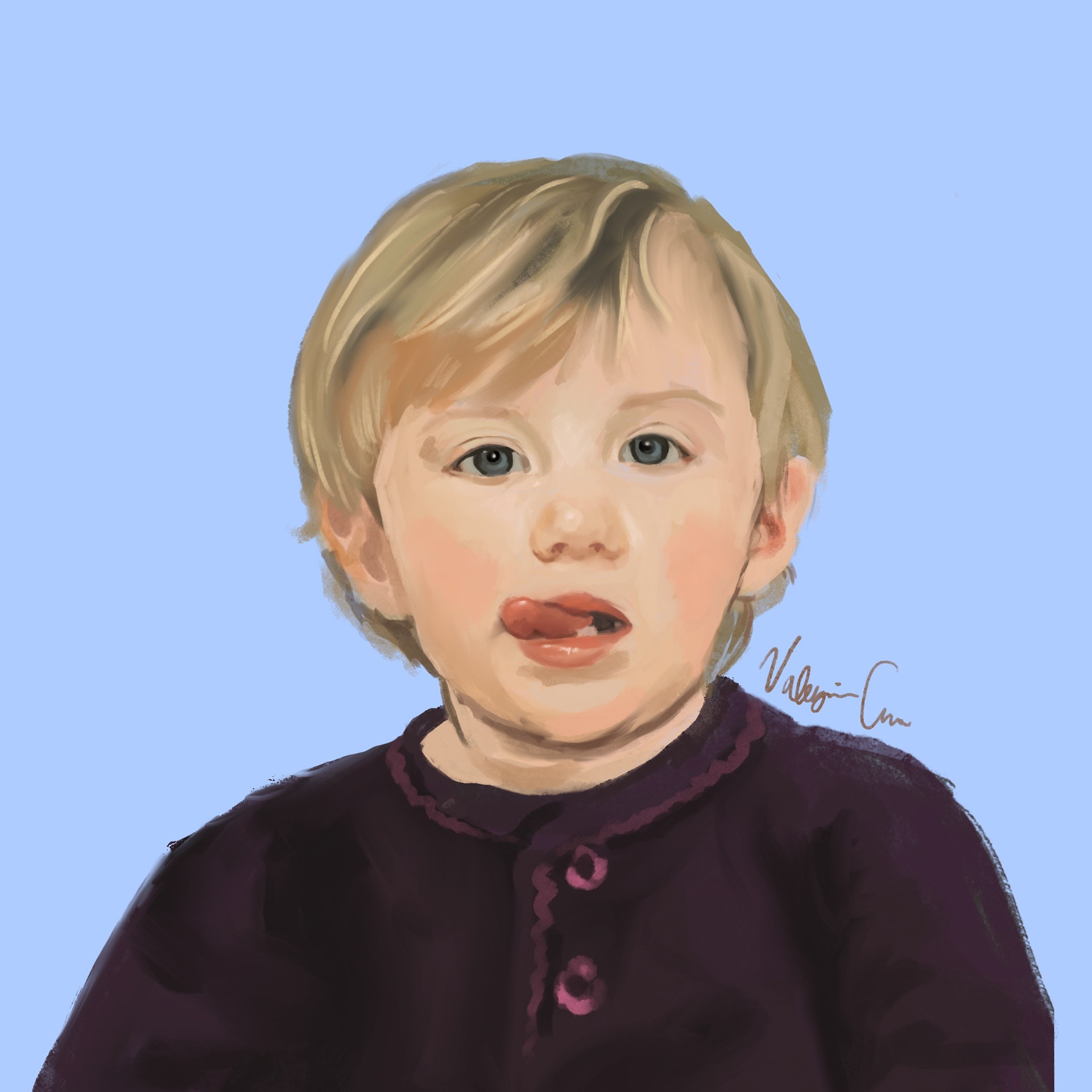 Baby Valenzia - Procreate