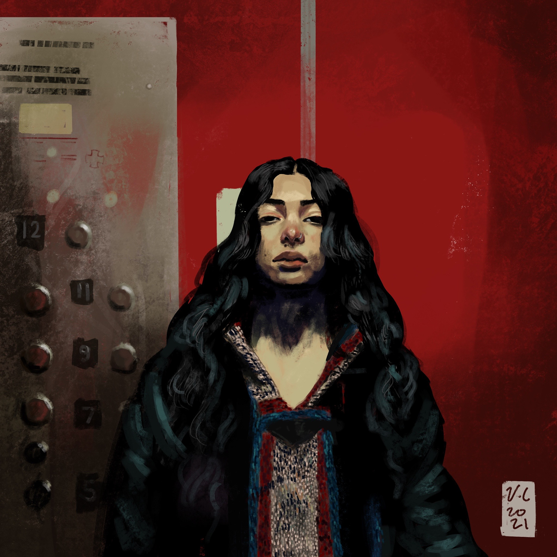 Elevator - Procreate