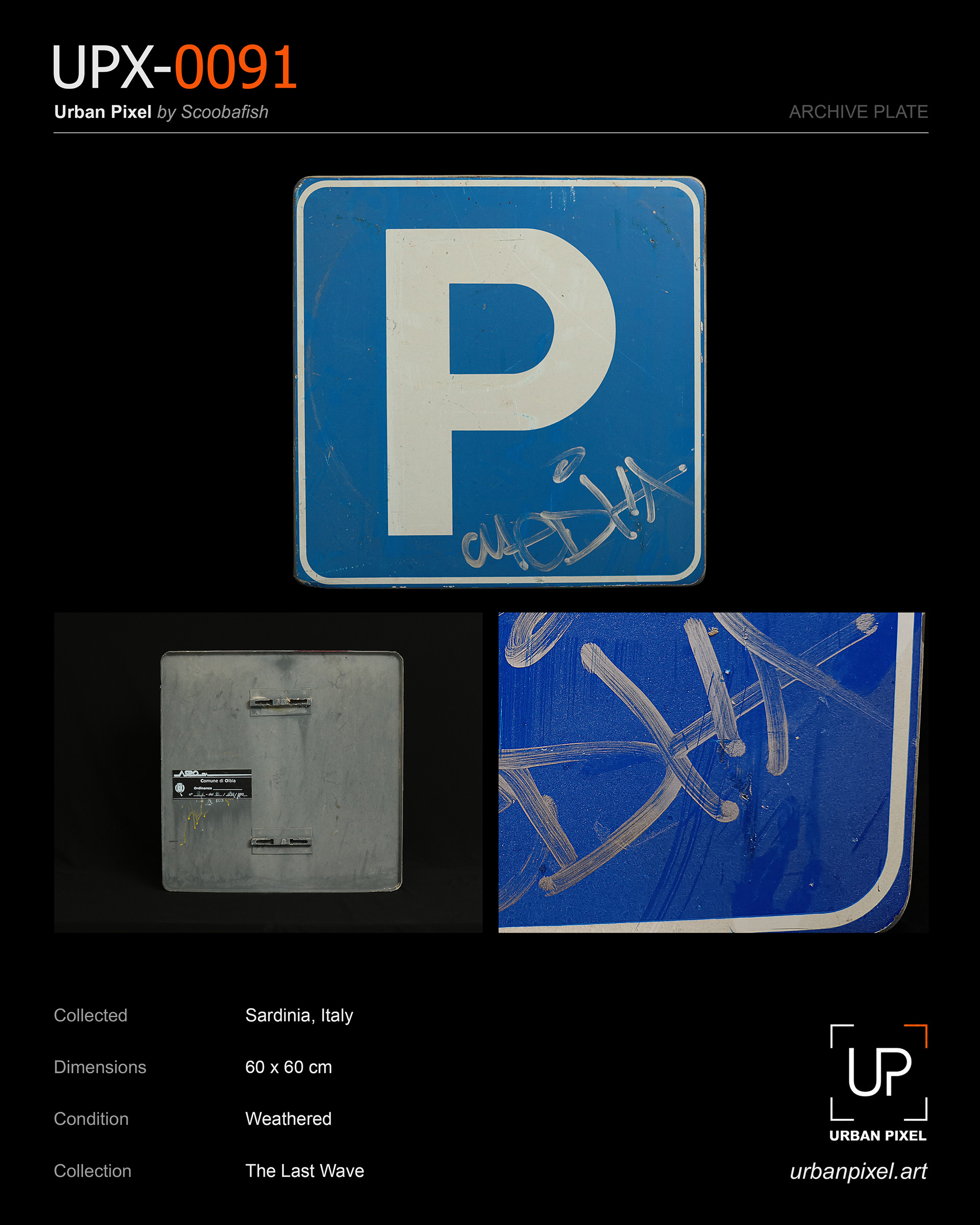 UPX-0091 — Urban Pixel Archive Plate