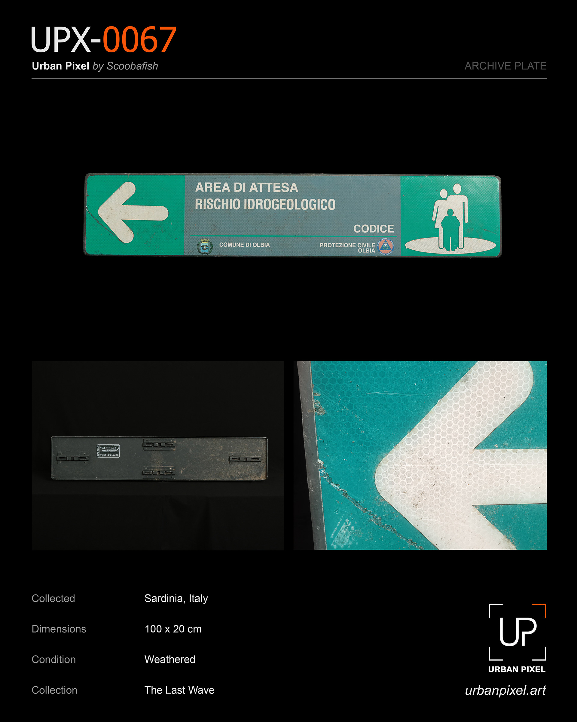 UPX-0067 — Urban Pixel Archive Plate