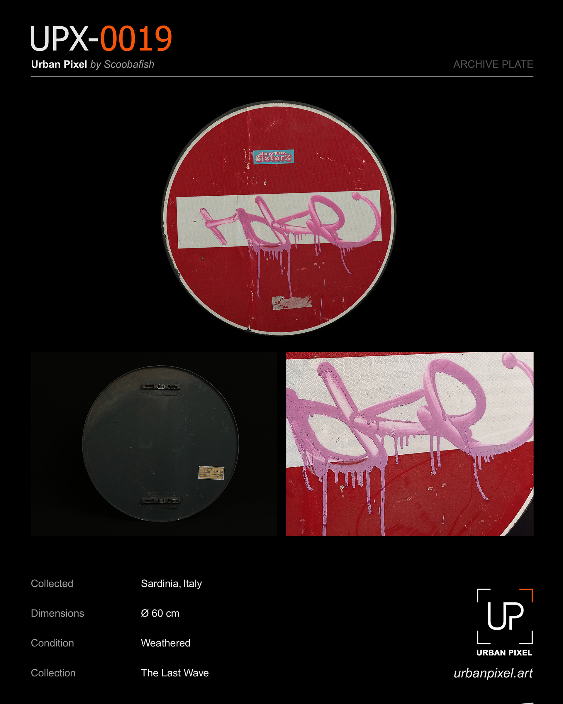UPX-0019 — Urban Pixel Archive Plate