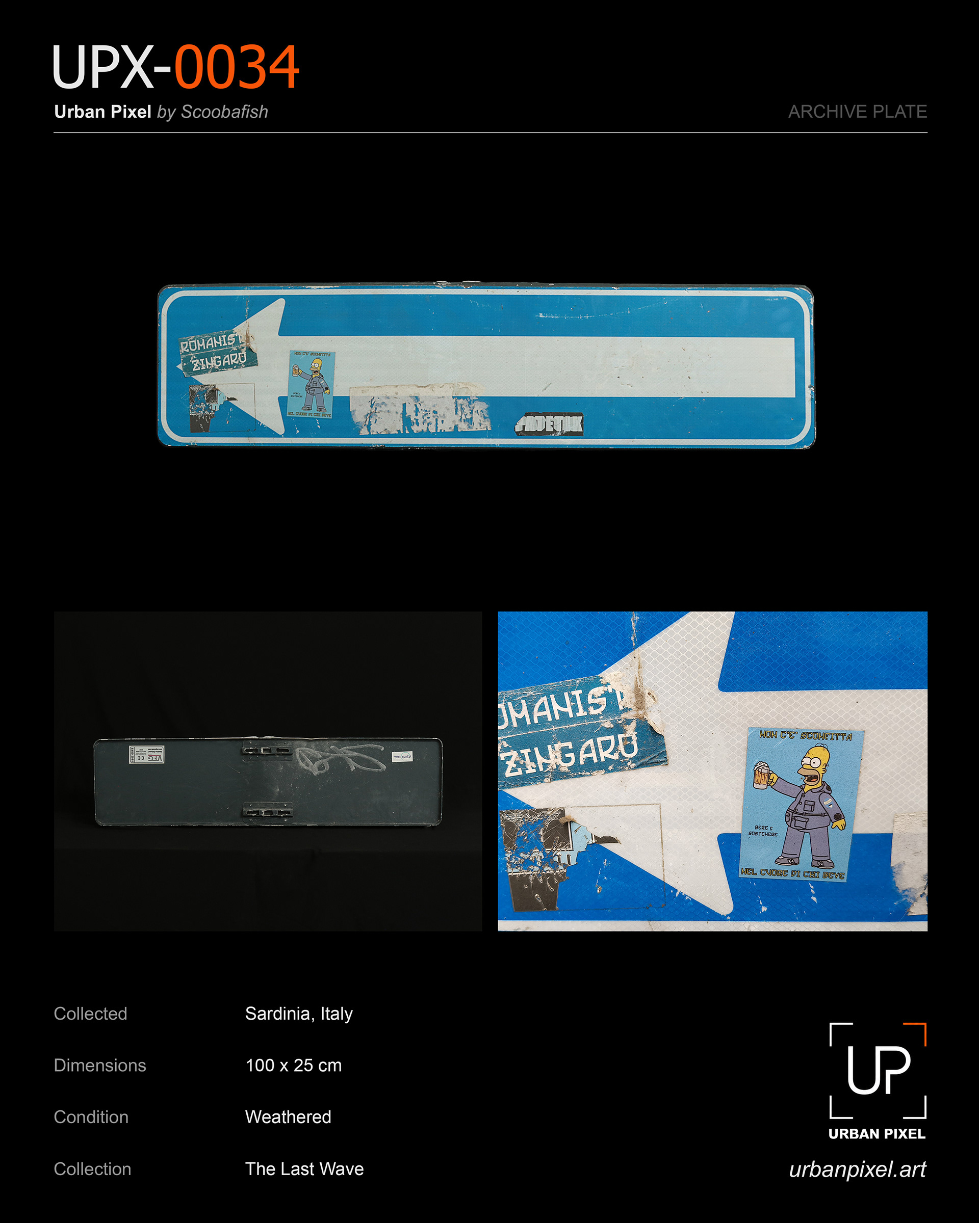 UPX-0034 — Urban Pixel Archive Plate