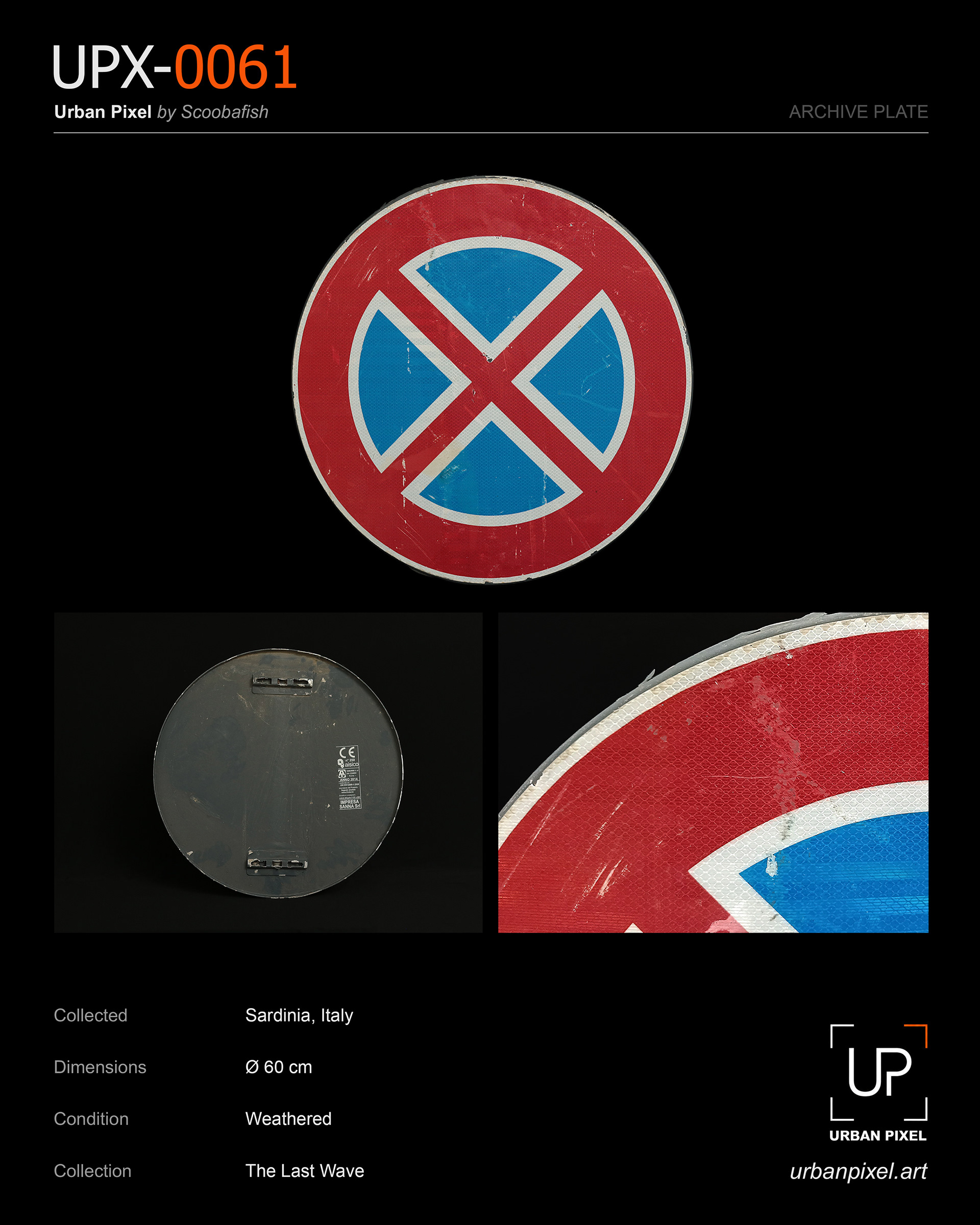 UPX-0061 — Urban Pixel Archive Plate
