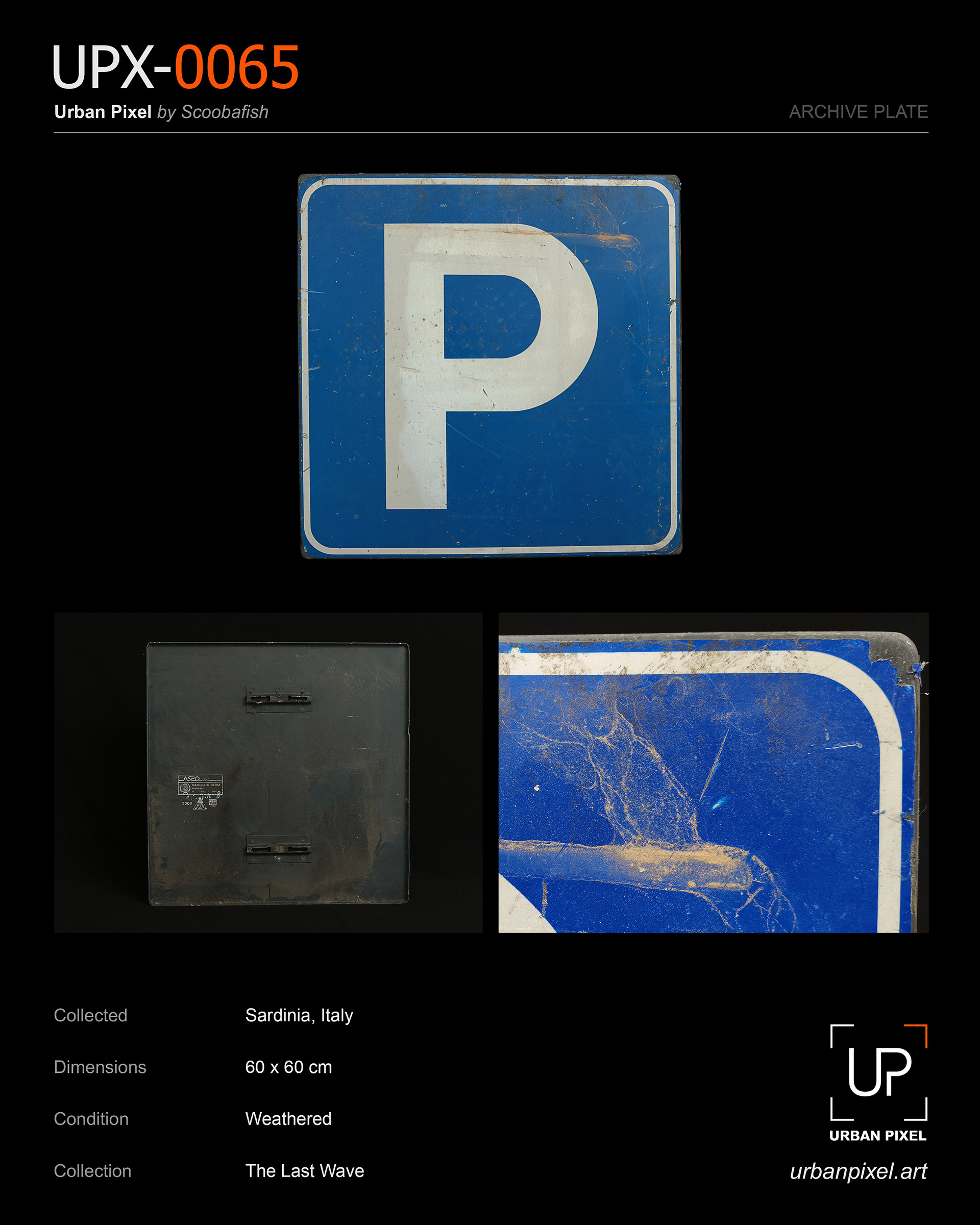 UPX-0065 — Urban Pixel Archive Plate
