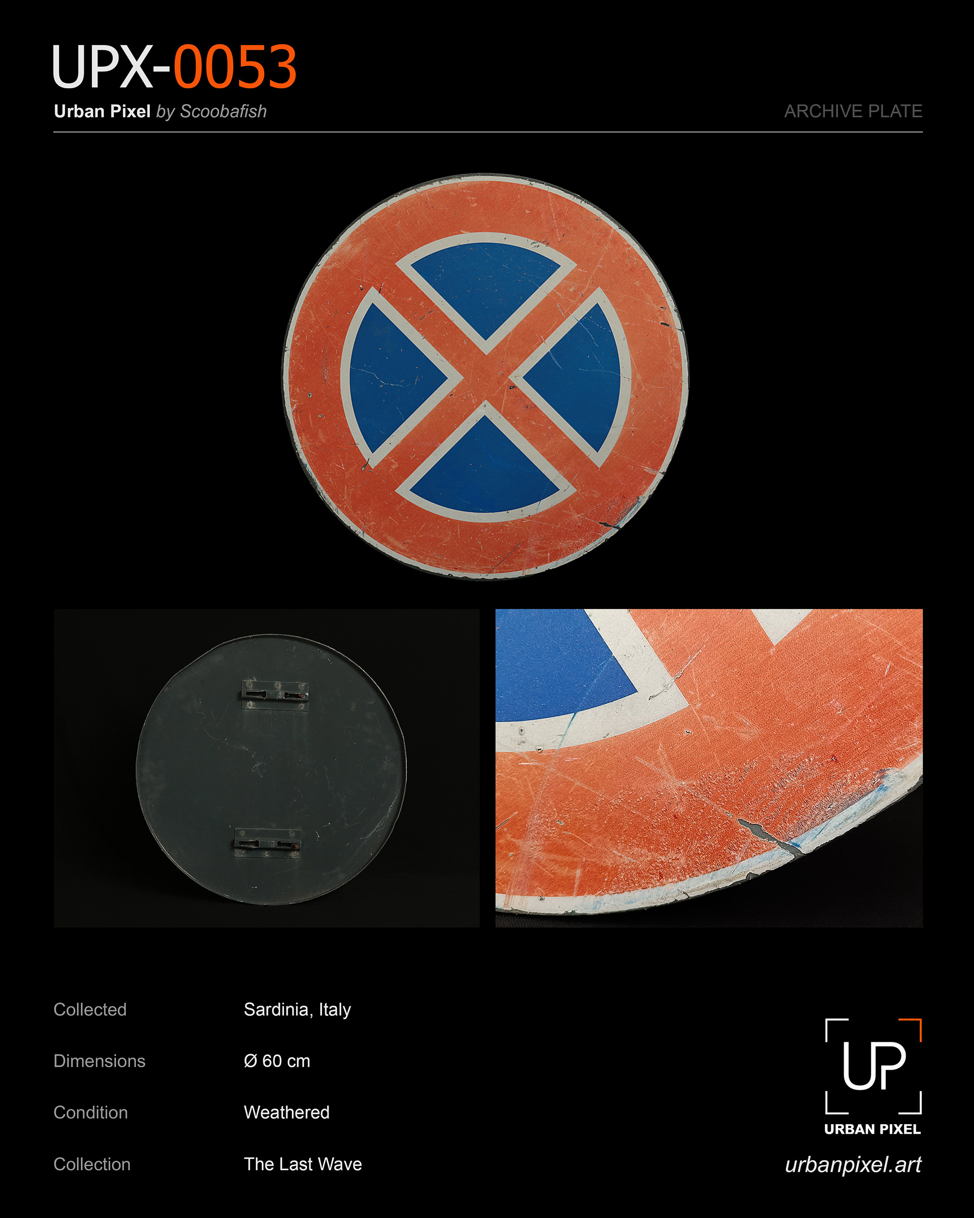 UPX-0053 — Urban Pixel Archive Plate