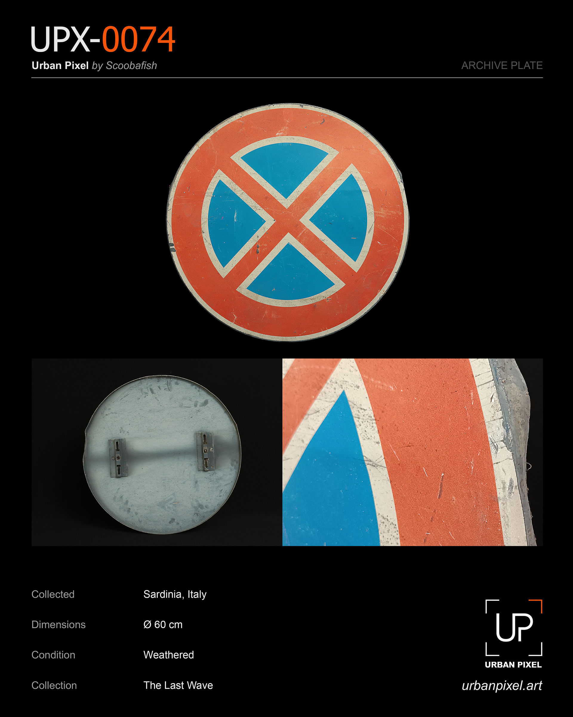 UPX-0074 — Urban Pixel Archive Plate