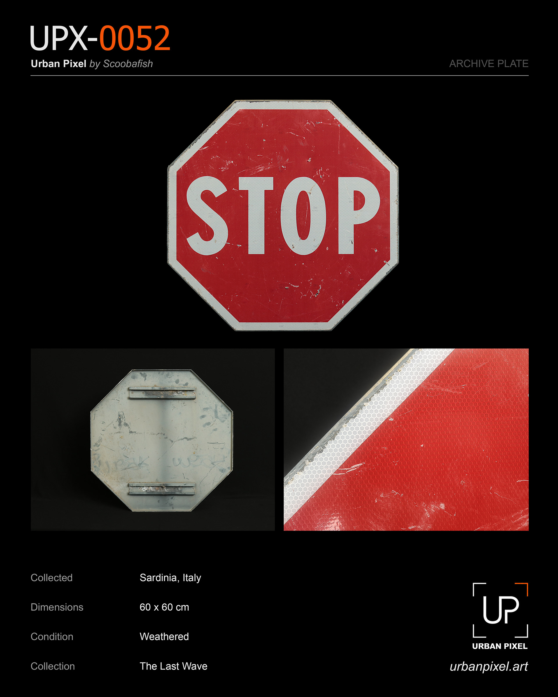 UPX-0052 — Urban Pixel Archive Plate