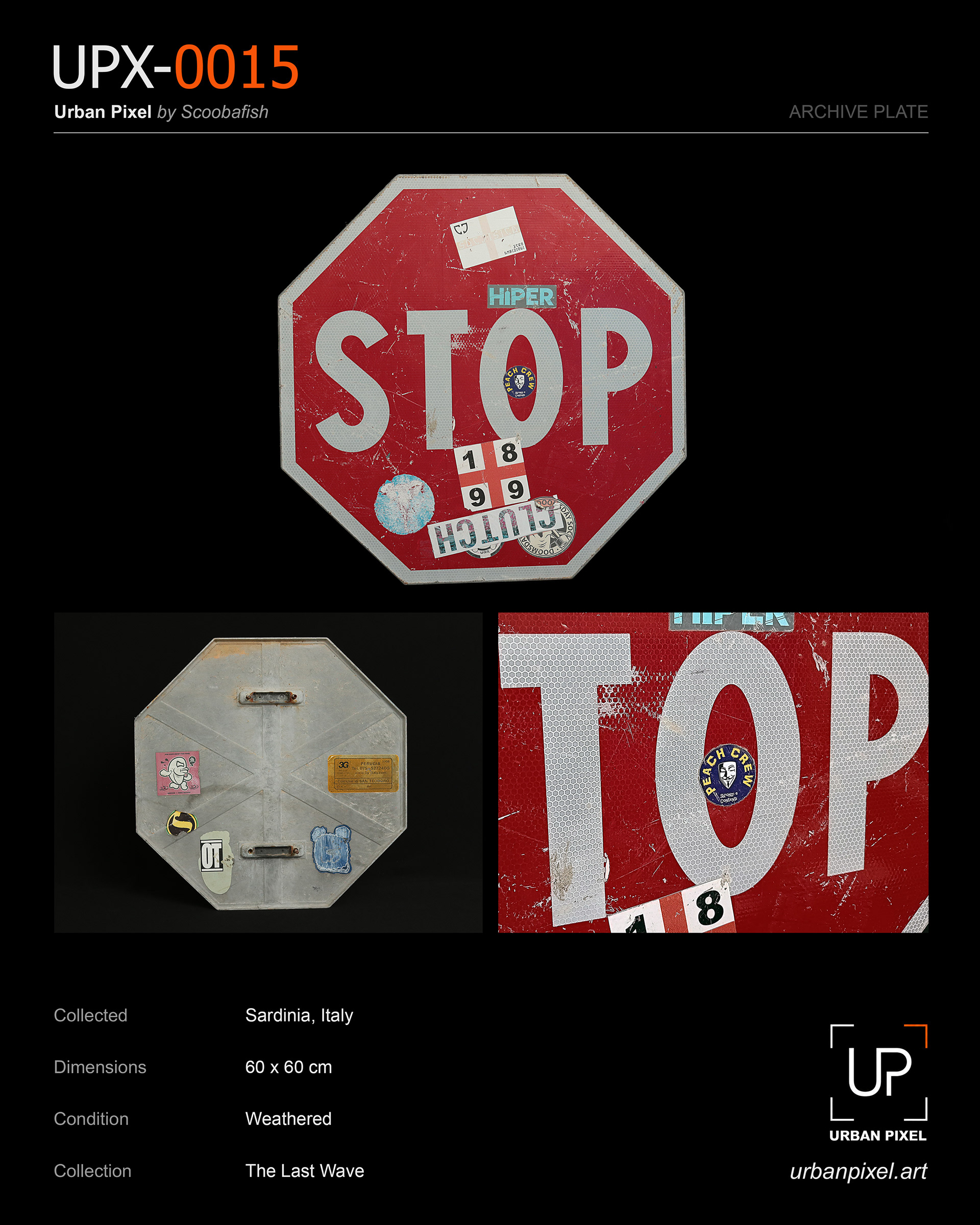 UPX-0015 — Urban Pixel Archive Plate
