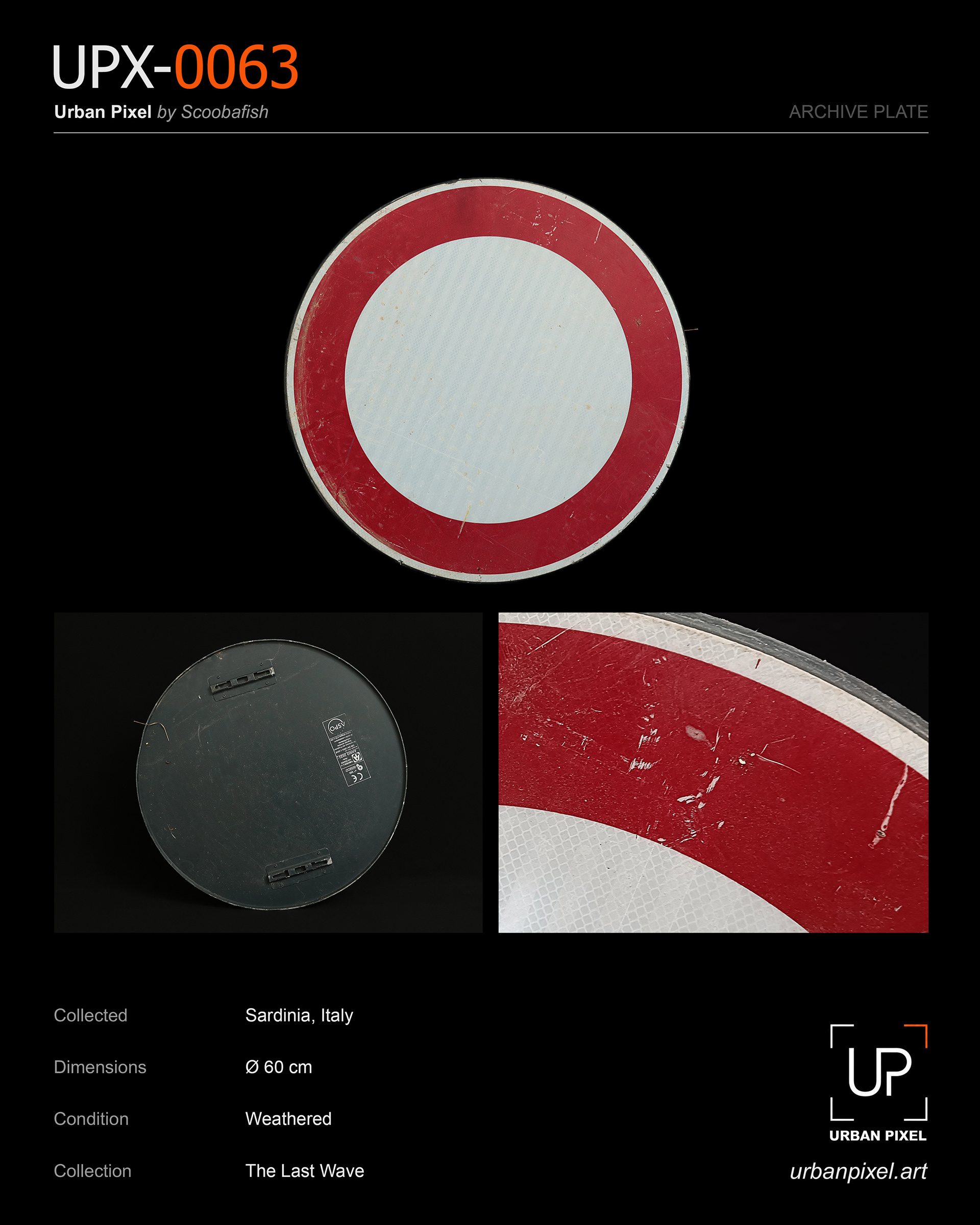 UPX-0063 — Urban Pixel Archive Plate