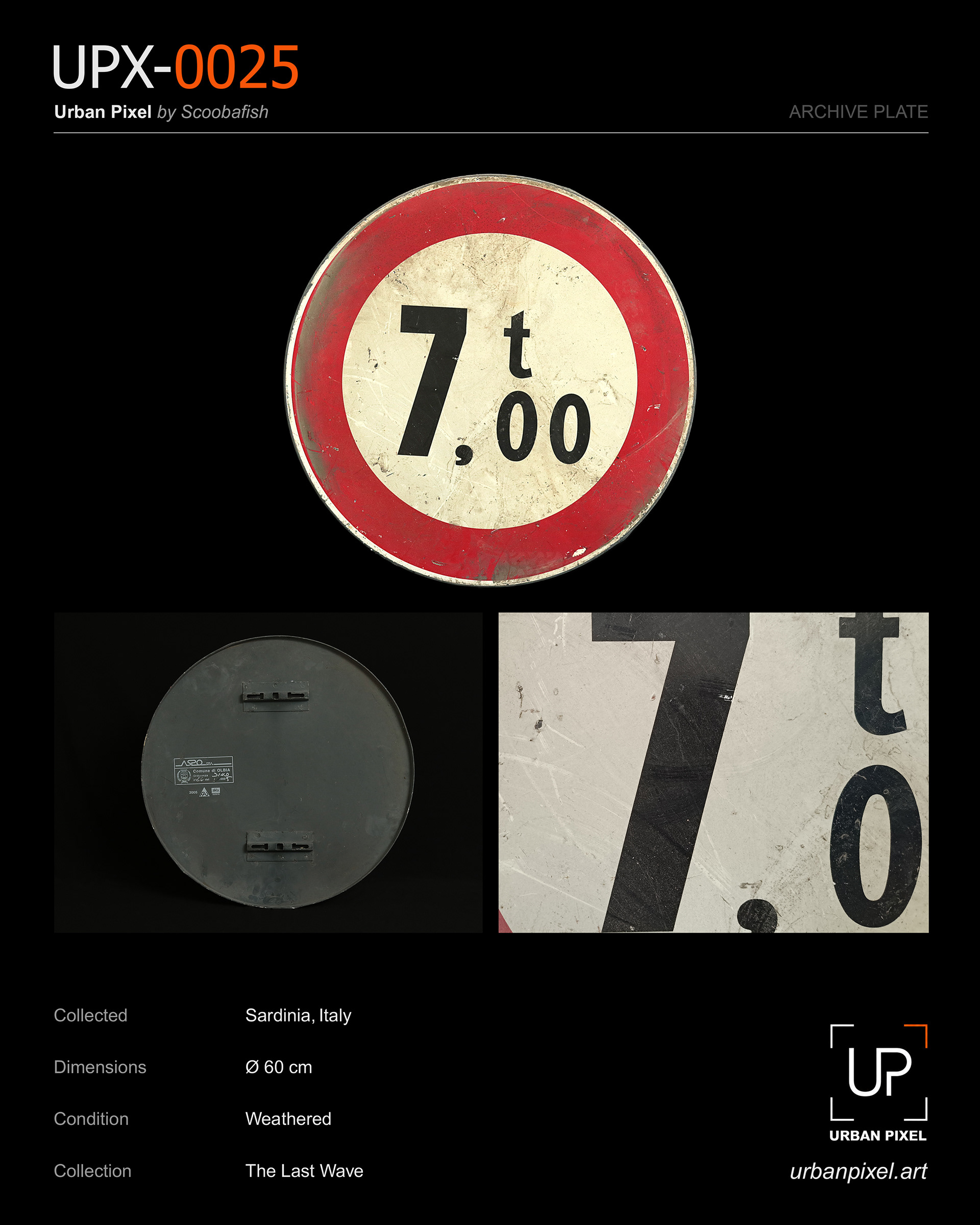 UPX-0025 — Urban Pixel Archive Plate
