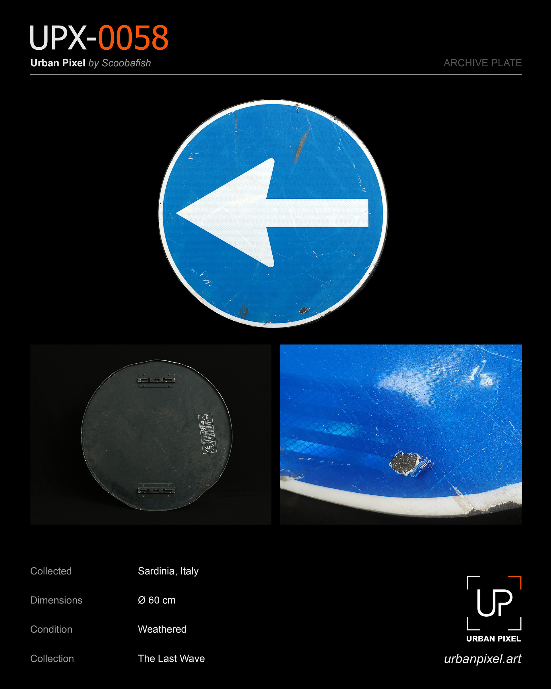 UPX-0058 — Urban Pixel Archive Plate