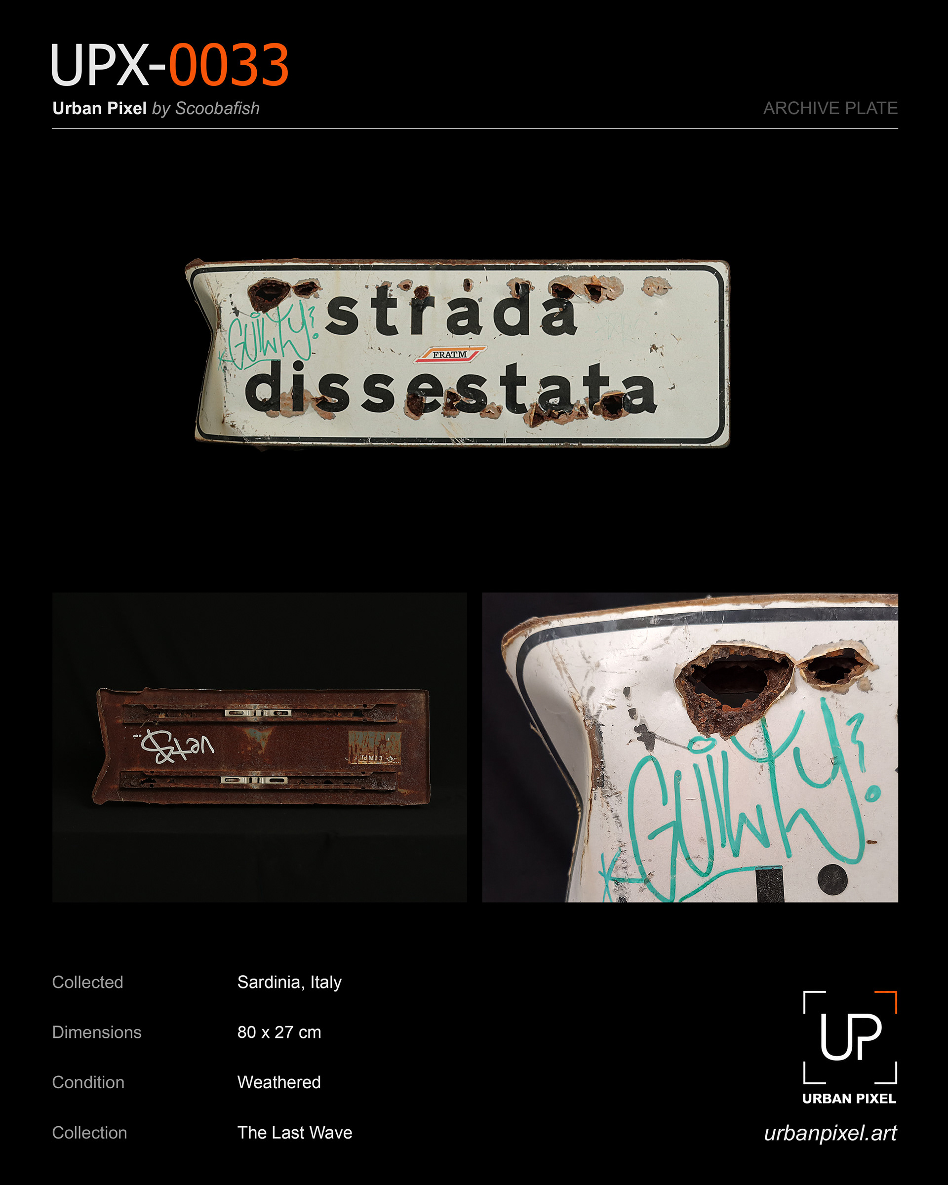 UPX-0033 — Urban Pixel Archive Plate