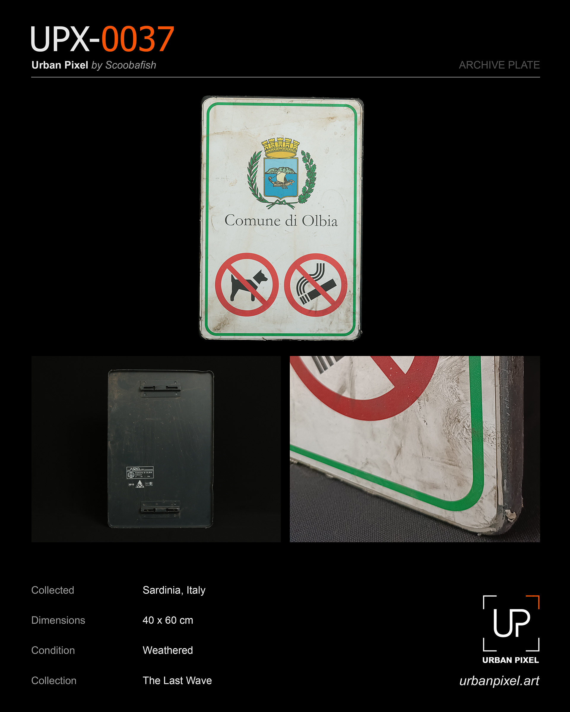 UPX-0037 — Urban Pixel Archive Plate