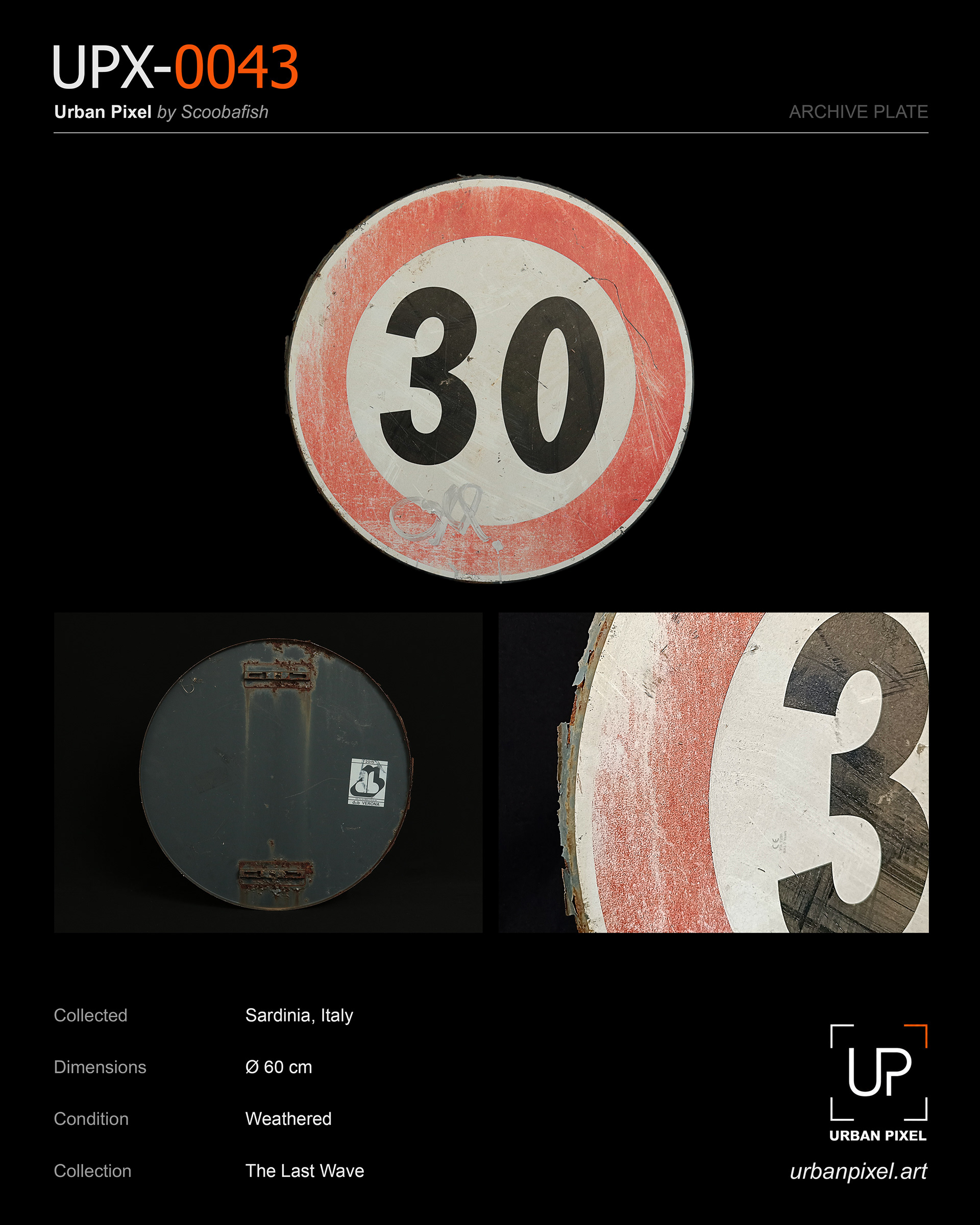 UPX-0043 — Urban Pixel Archive Plate