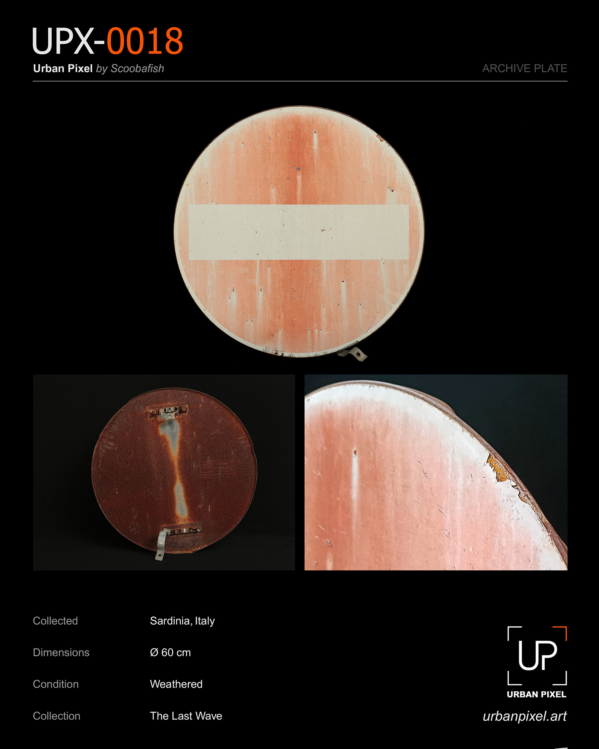UPX-0018 — Urban Pixel Archive Plate
