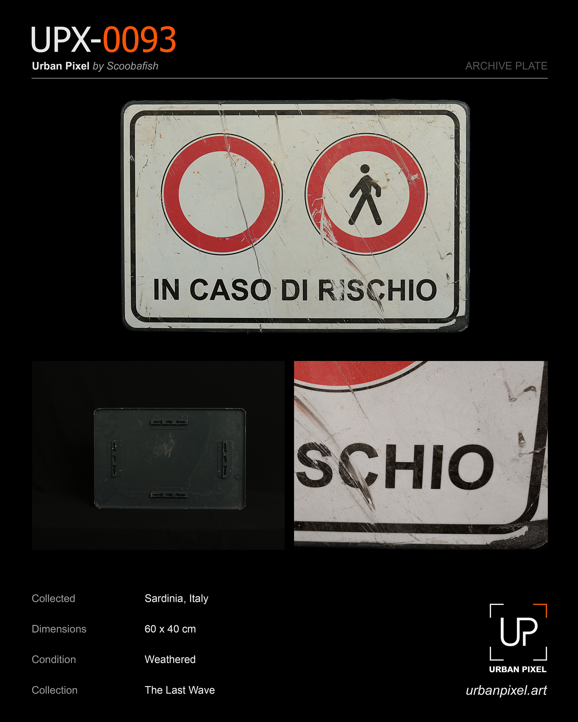 UPX-0093 — Urban Pixel Archive Plate