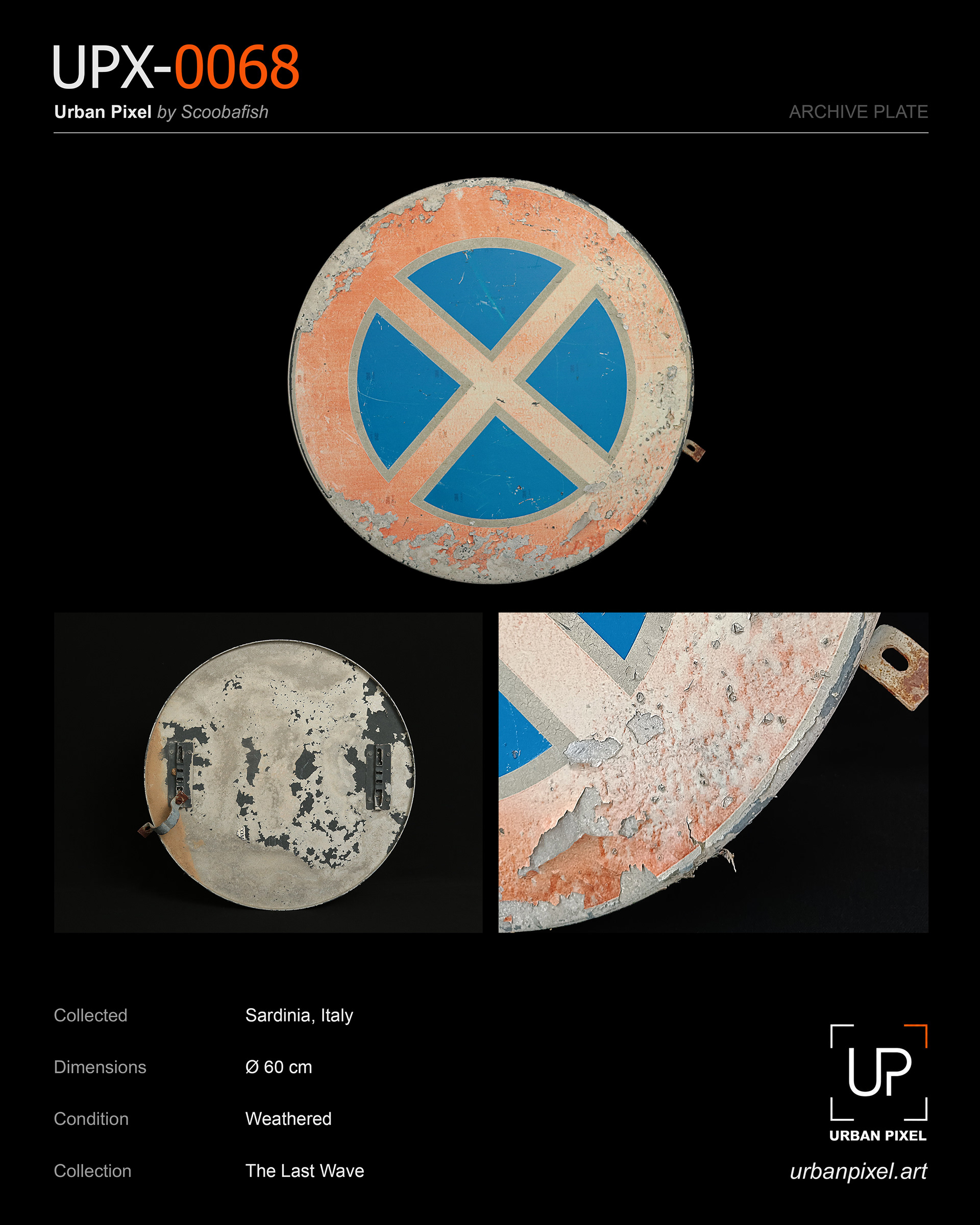 UPX-0068 — Urban Pixel Archive Plate
