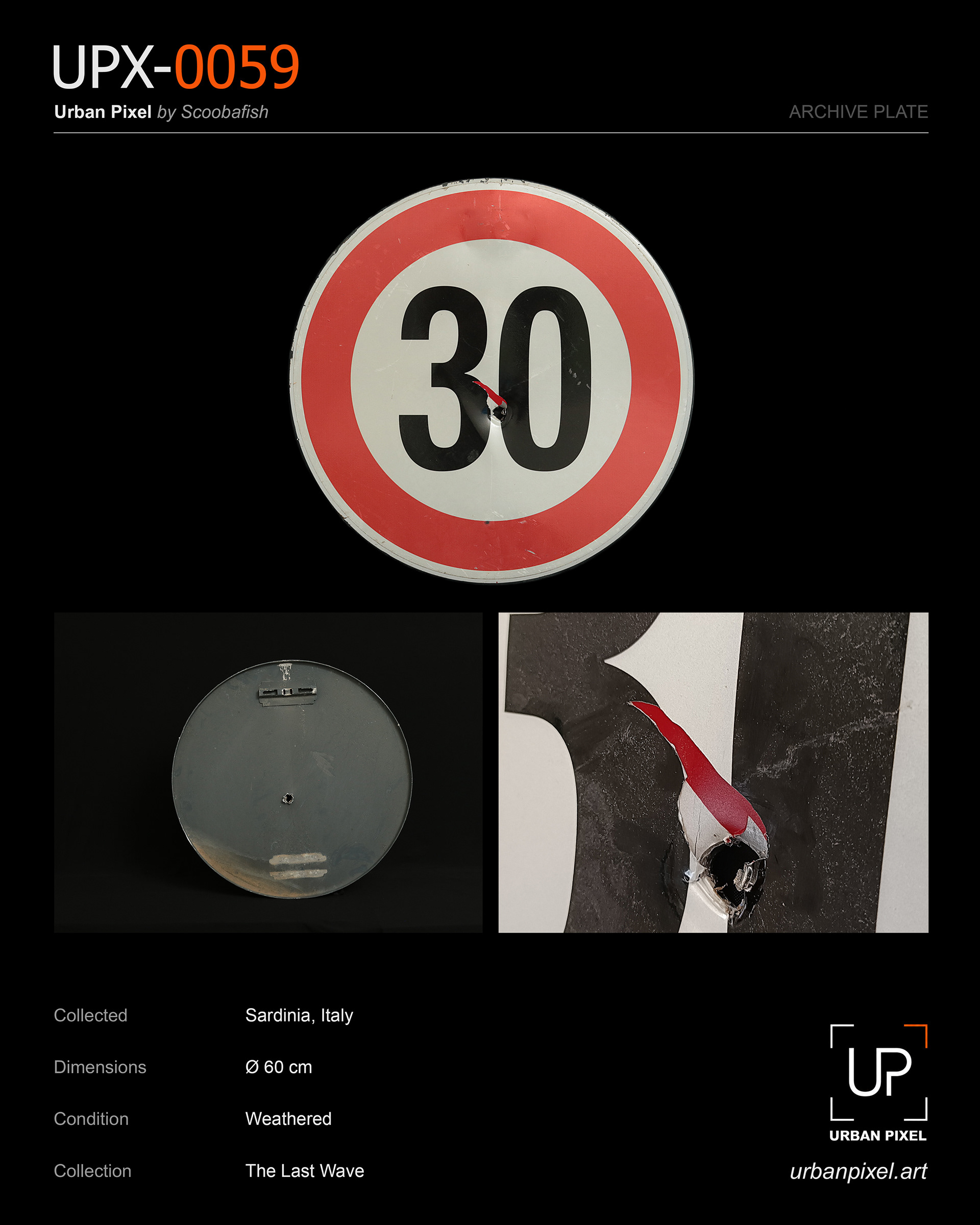 UPX-0059 — Urban Pixel Archive Plate