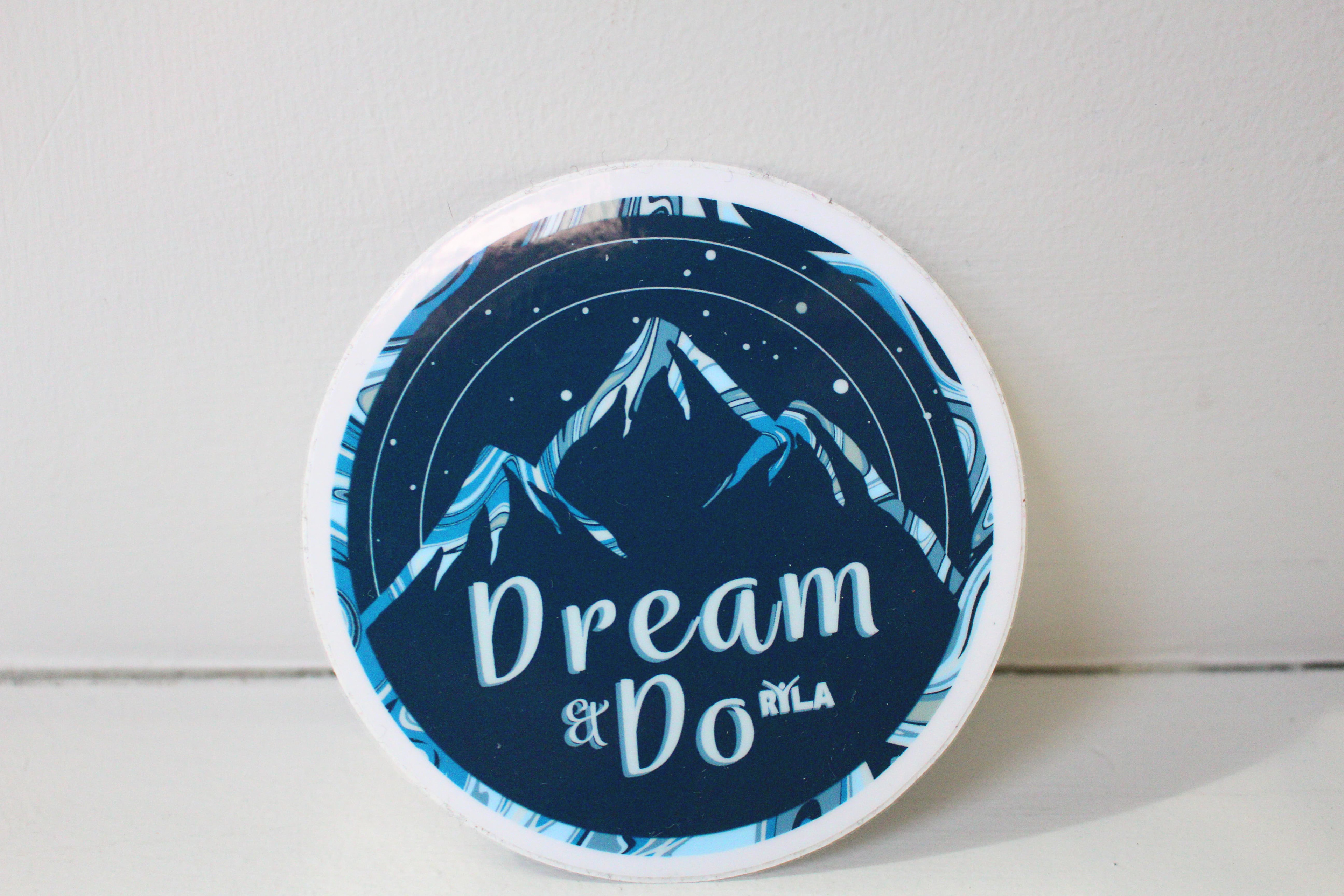 RYLA Dream & Do 2021 theme sticker.