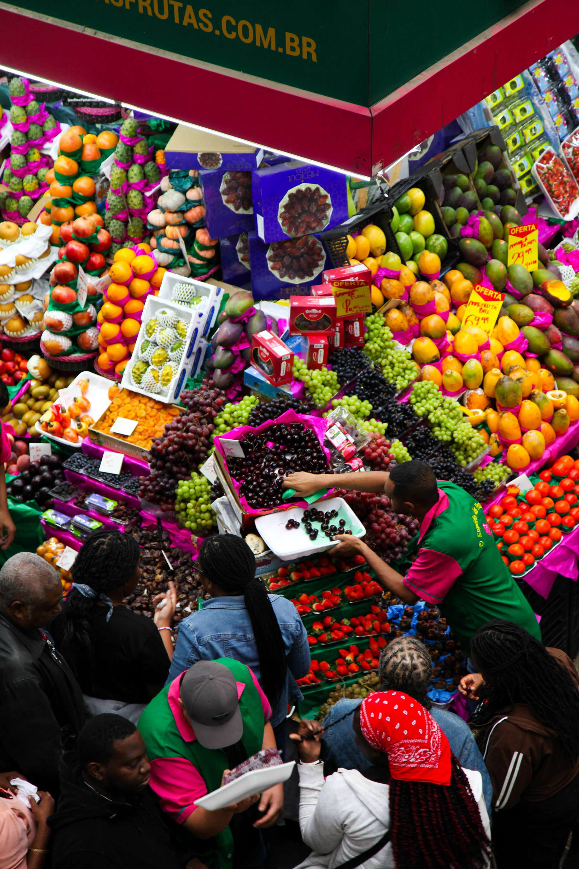 Guarulhos fruit market, a feast for the eyes. São Paulo, Brazil.