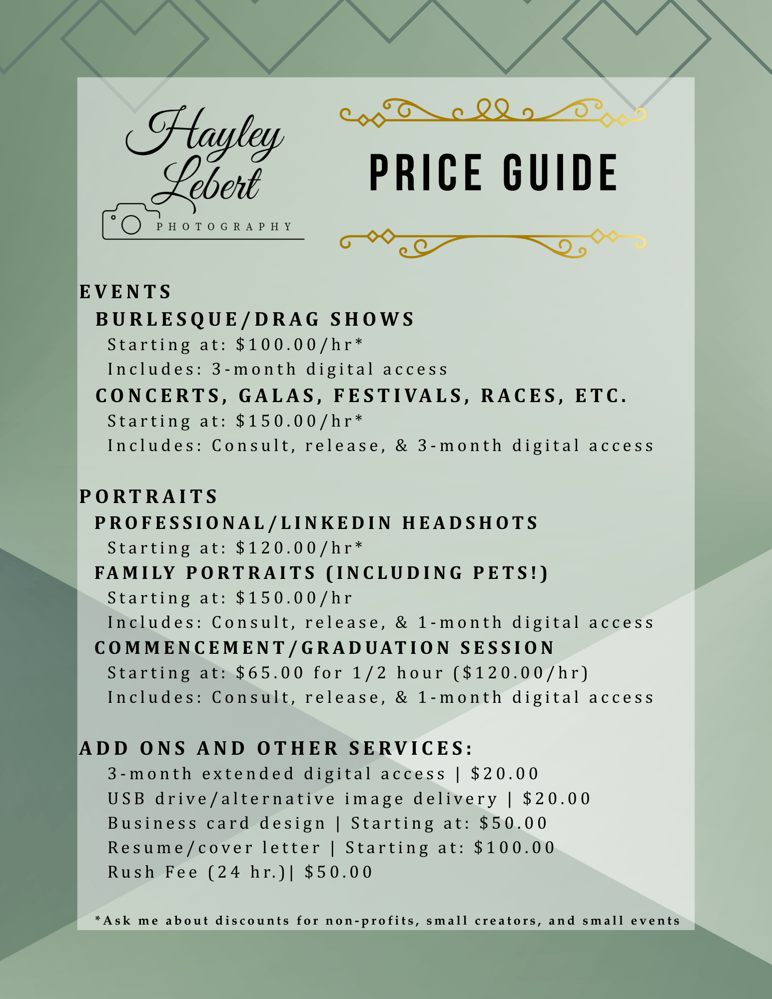 Current Price Guide