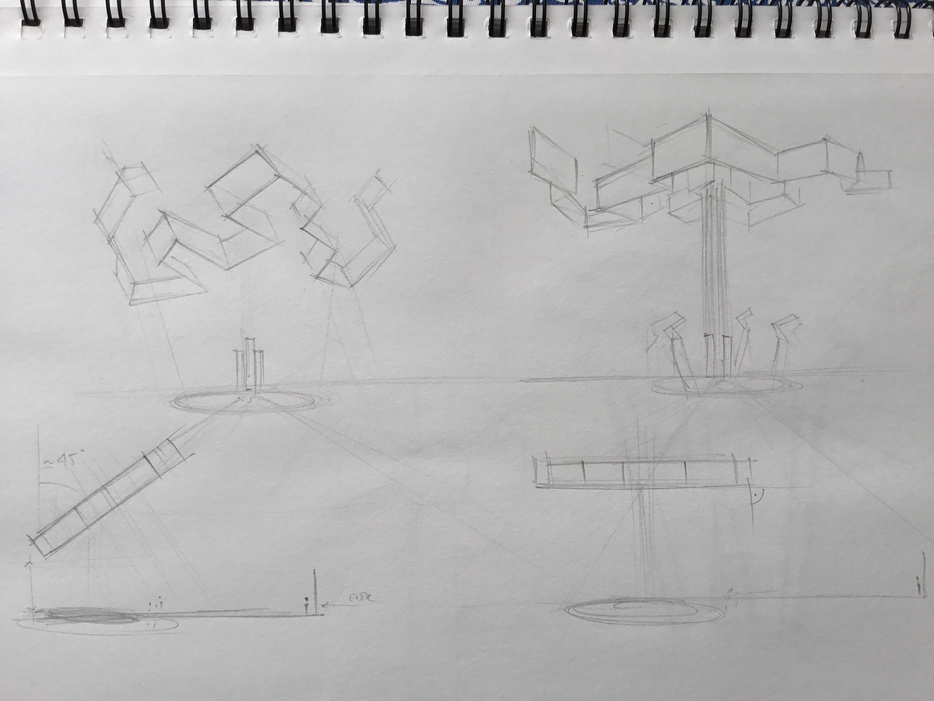 initial brainstorm sketches