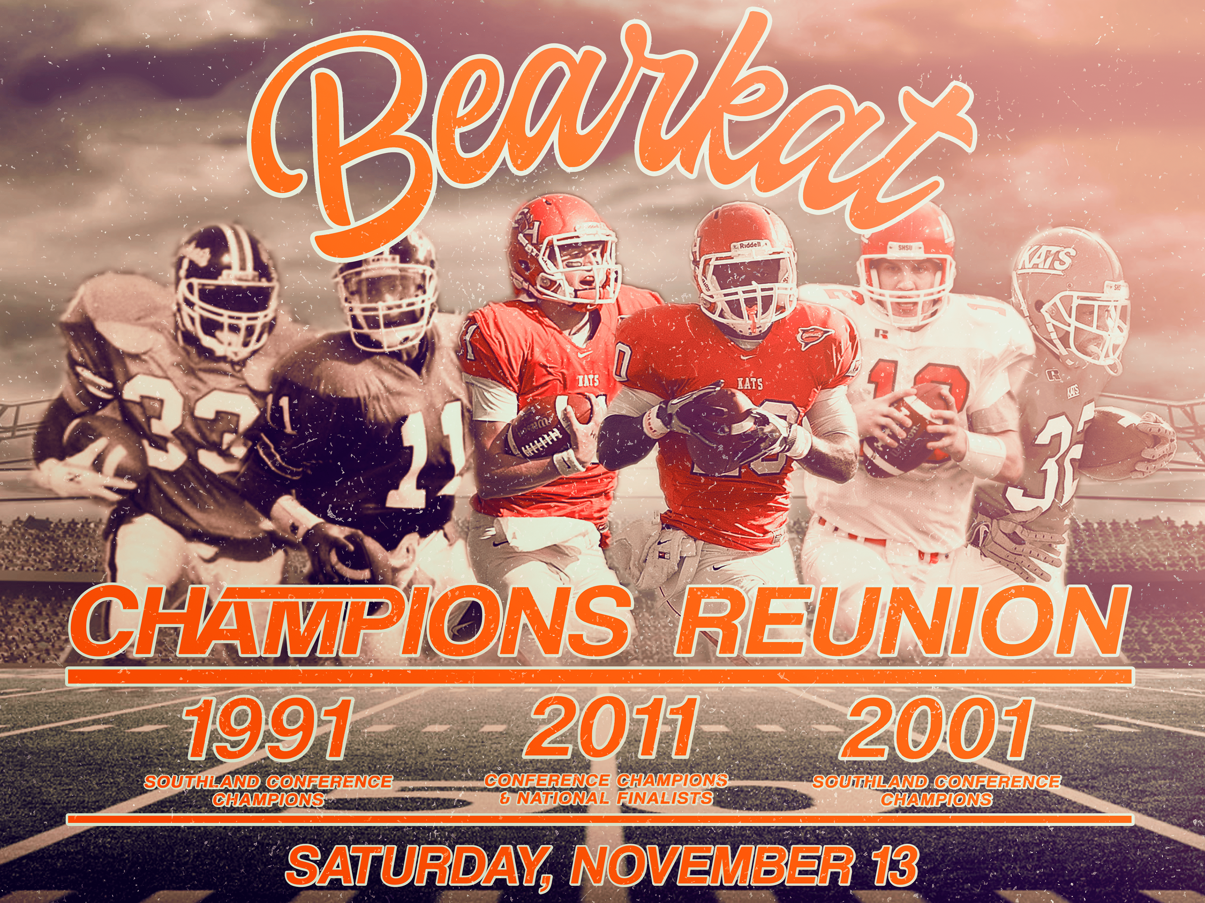 Bearkat Champions Reunion Postcard