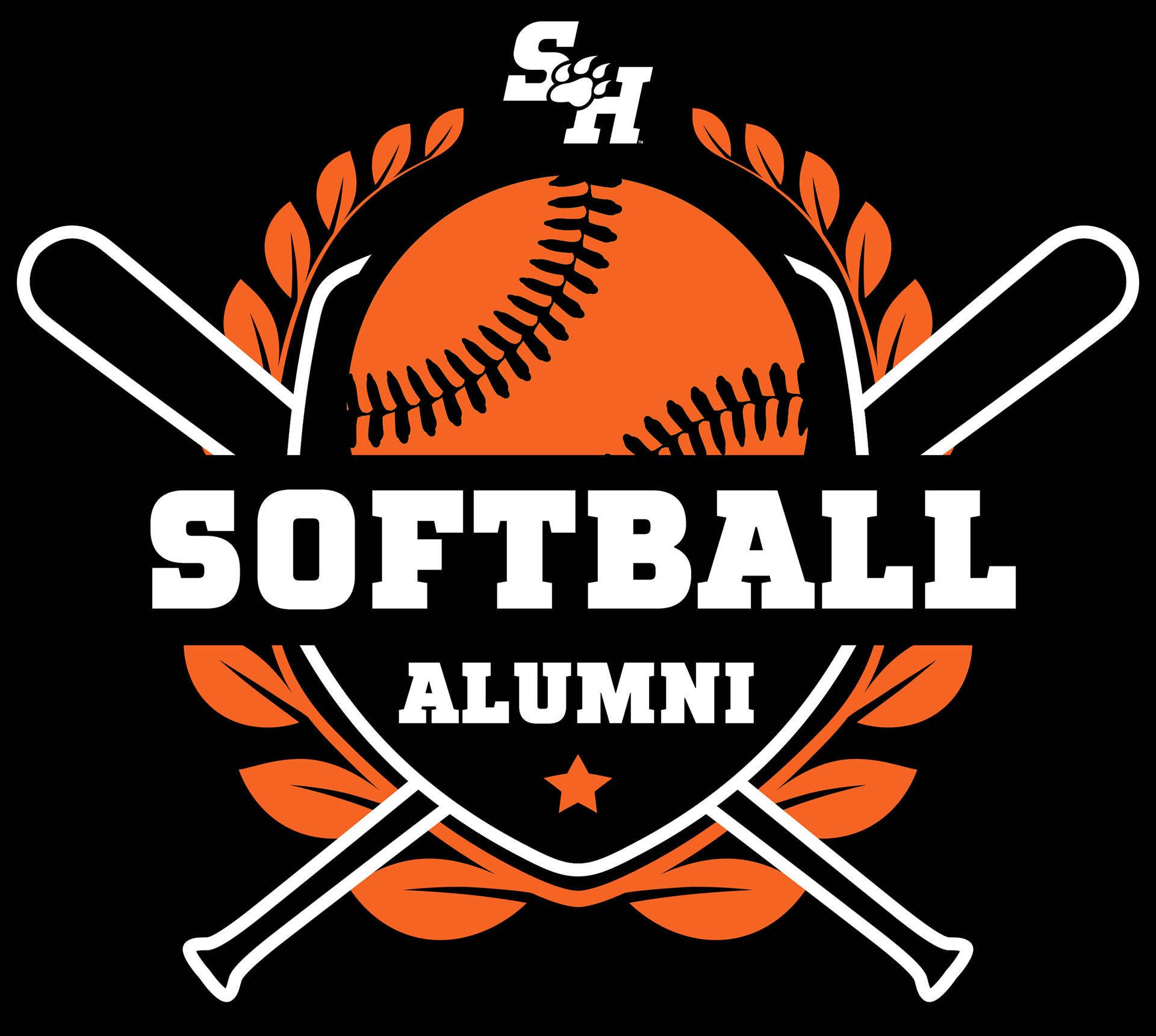 One Sample of the Bearkat Softball Alumni T-Shirt