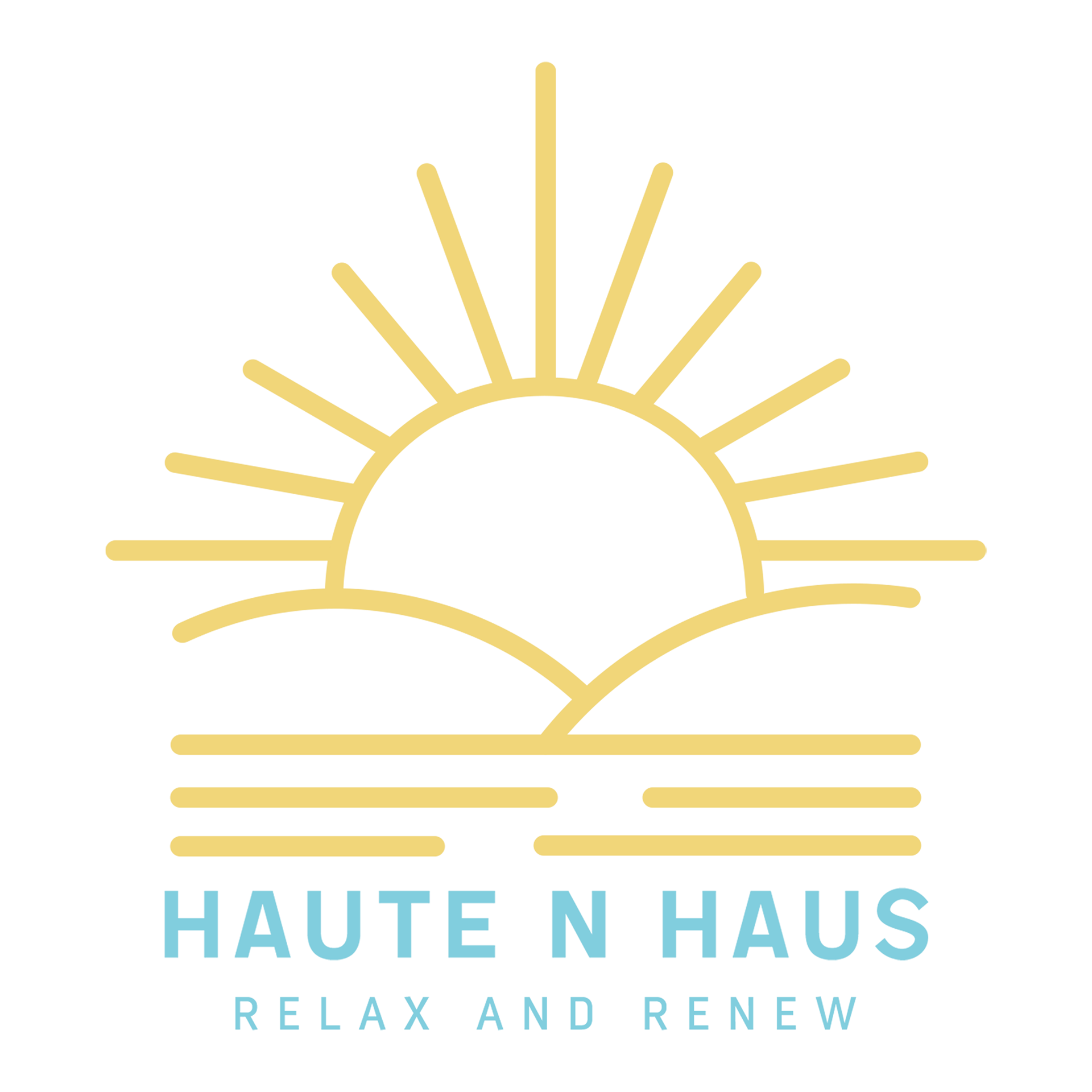 1st Logo Concept for Haute N Haus Air BnB