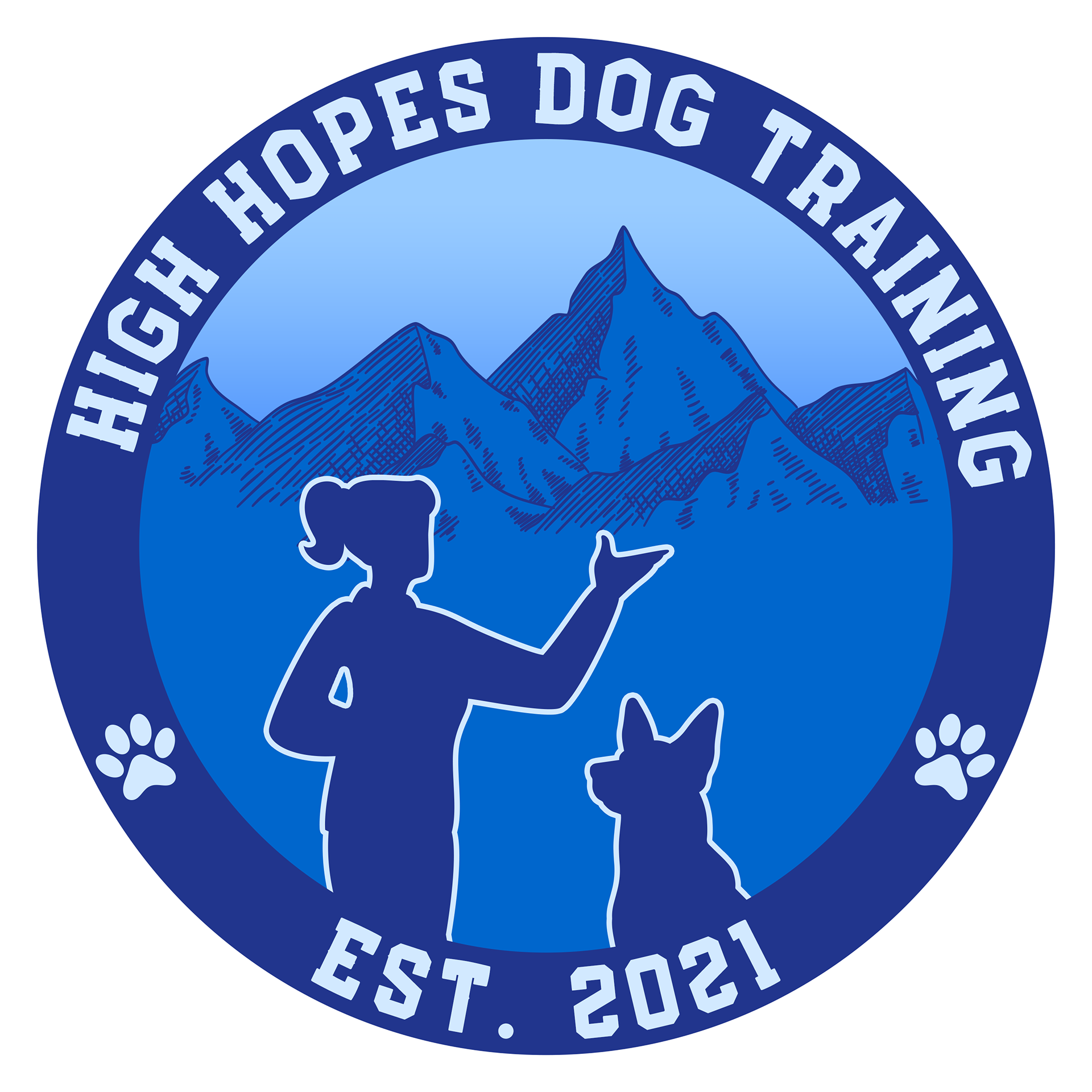 Logo Created for High Hopes Dog Training
