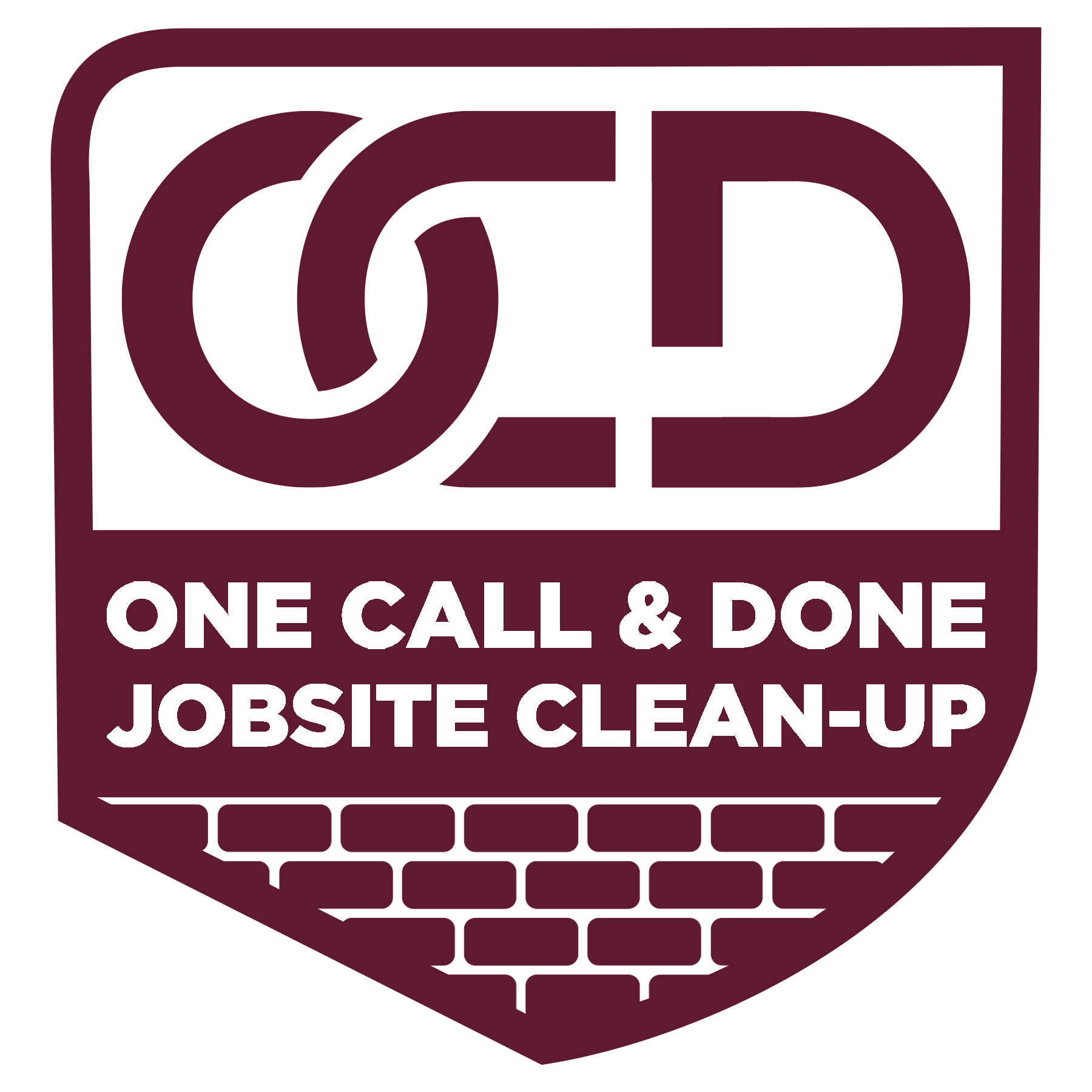 OCD Jobsite Clean-Up Large Logo