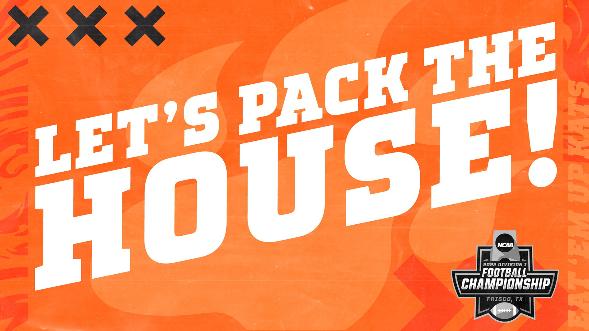 Pack the House Graphic for FCS Playoff Games
