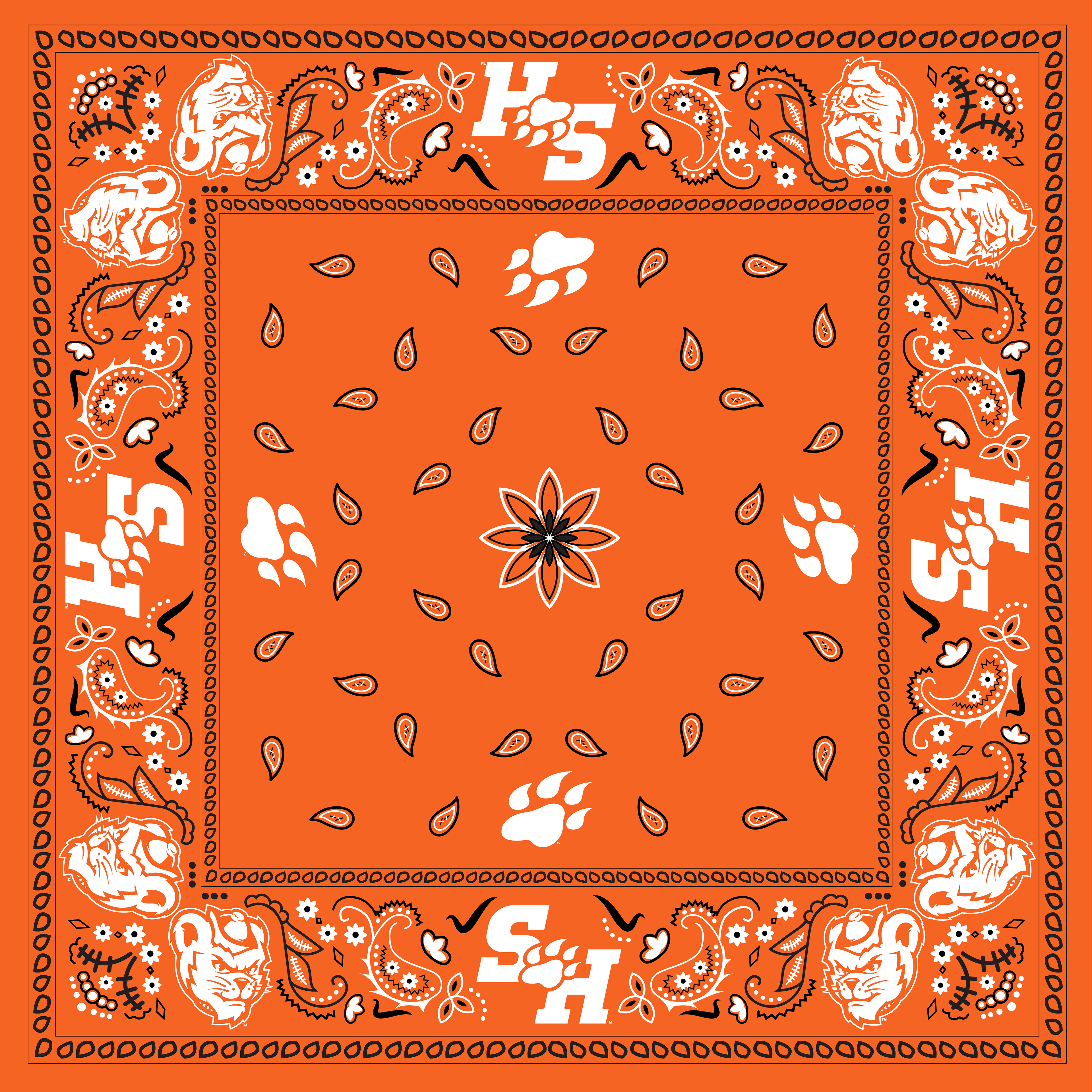 SHSU Full Bandana Design