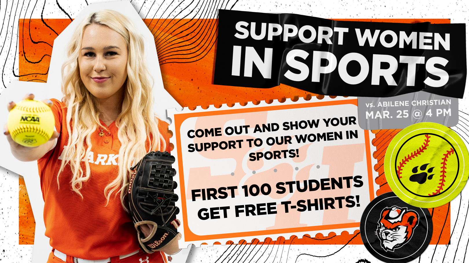 Social Ad for Softball Game