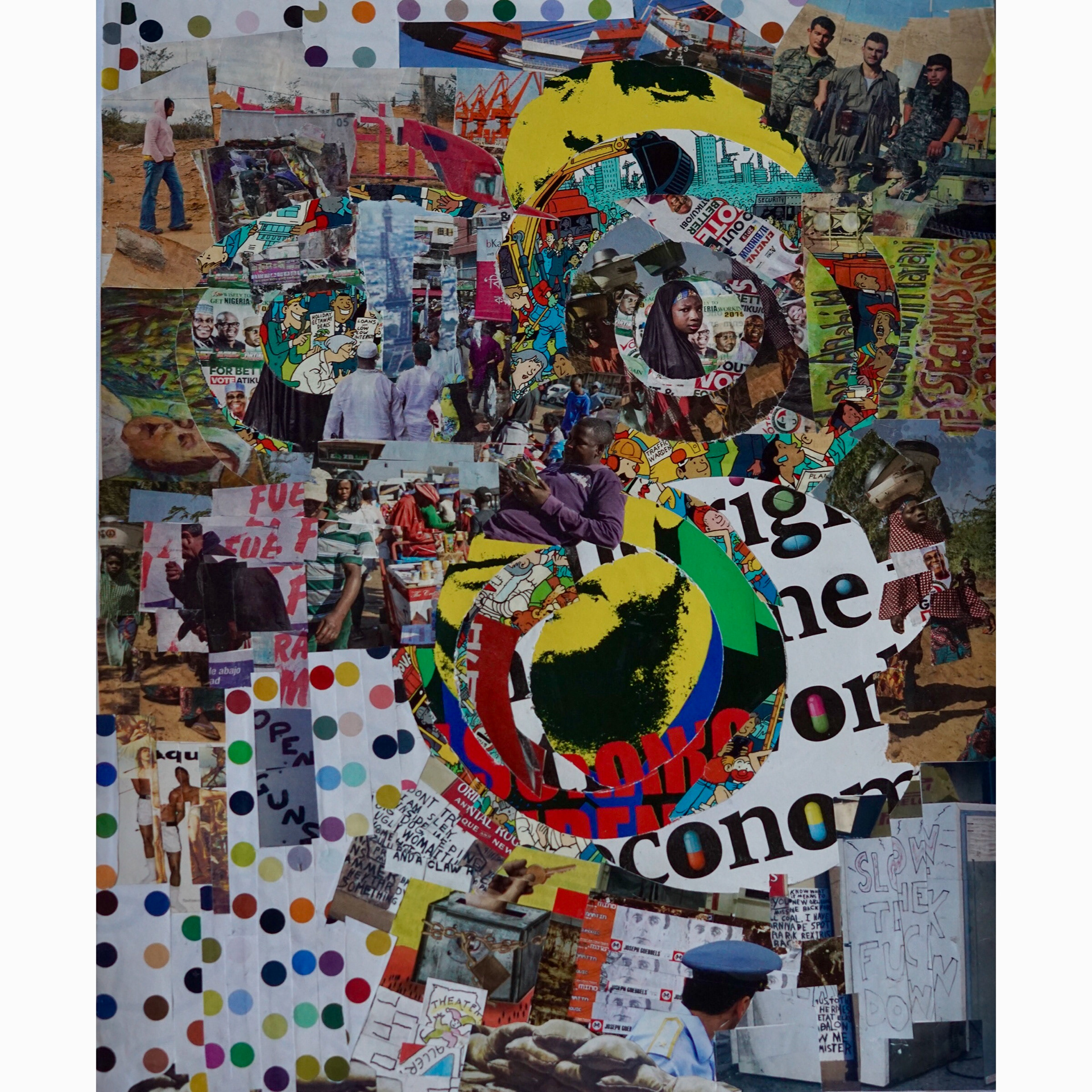 Untitled 11in x 12in Collage