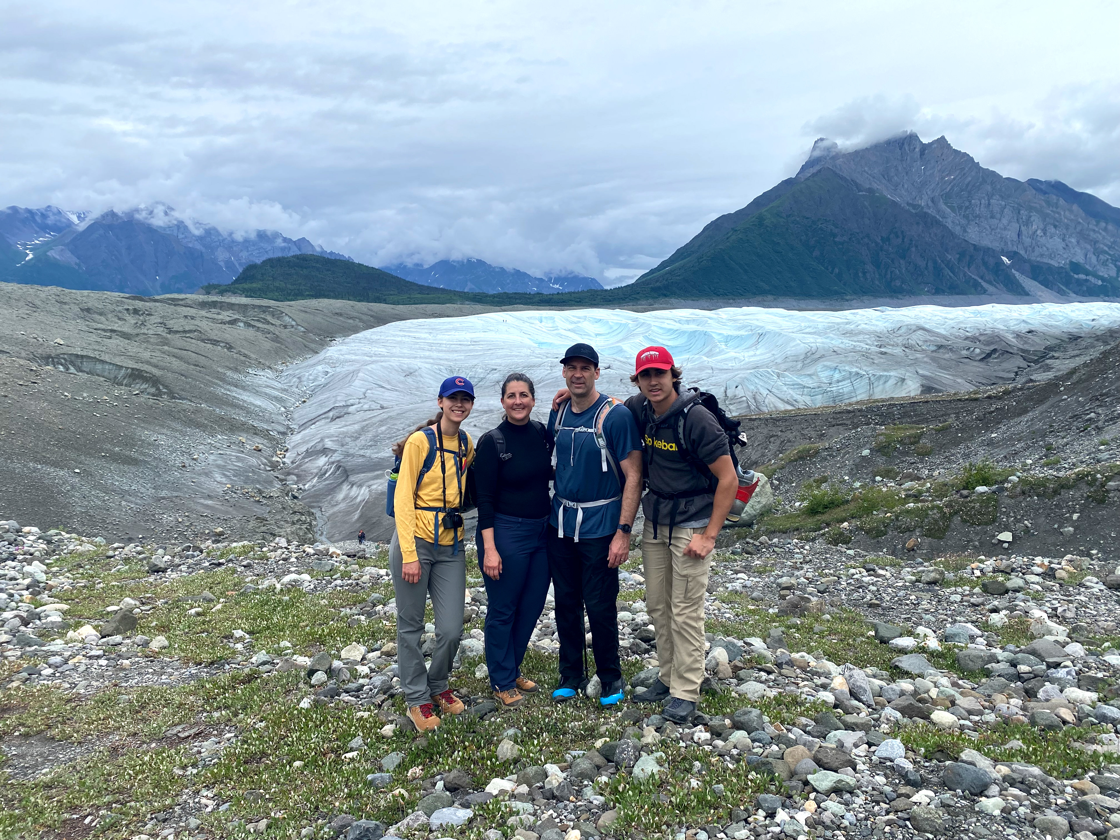 My Family in Wrangle Saint Alias National Park Summer of 2023