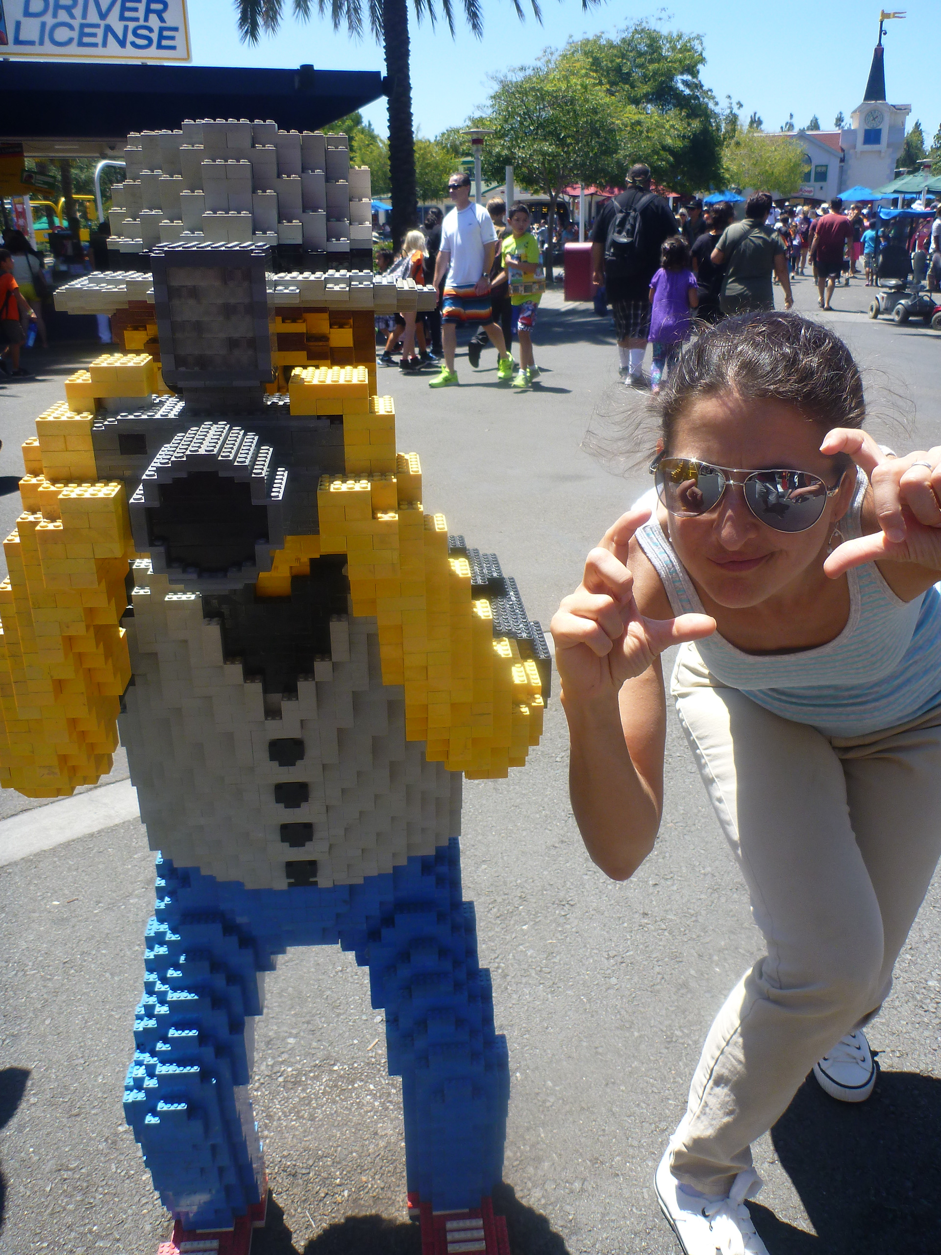 Being Silly at Legoland in CA
