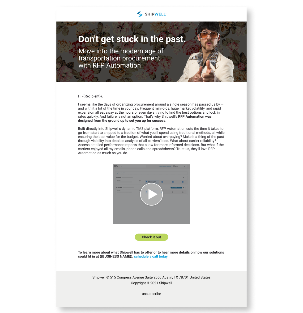 Campaign Promo Email (With demo video)