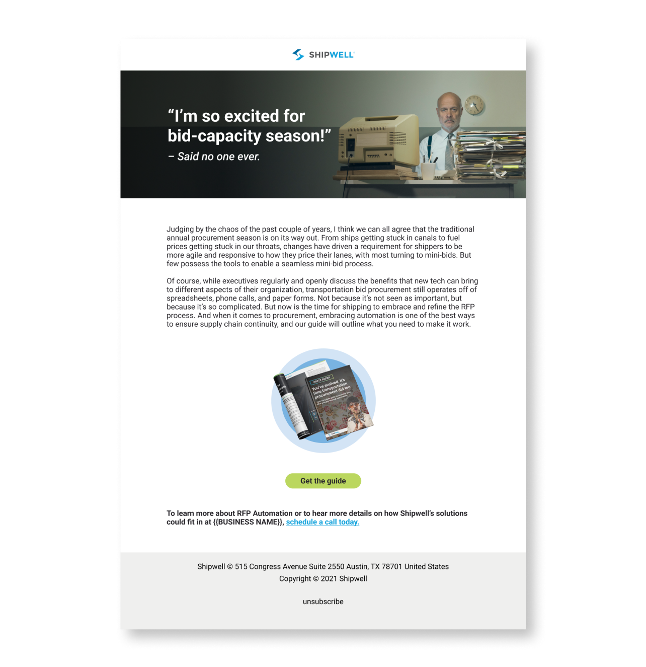 White Paper Promo Email