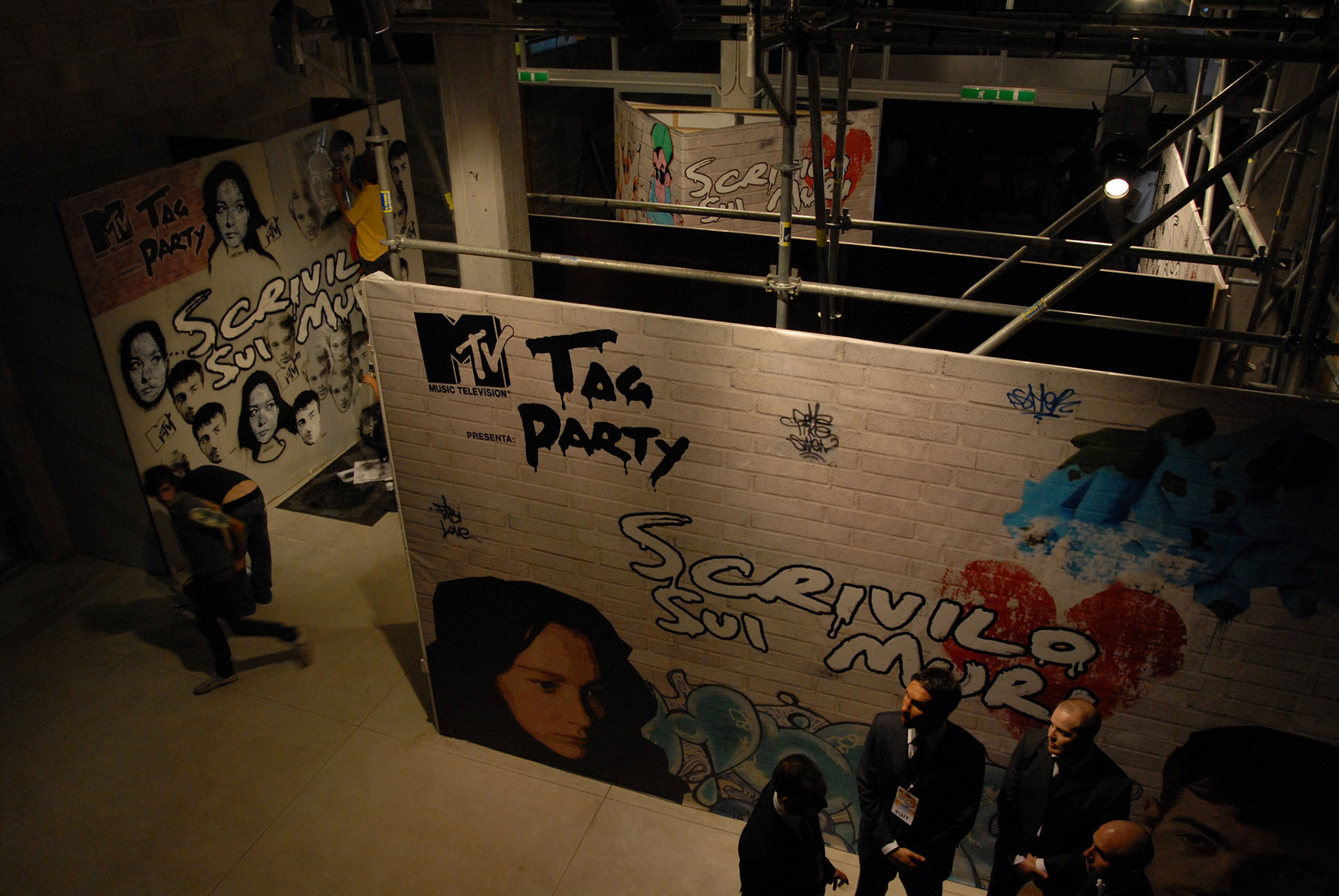 Tag Party "scrivilo sui muri"Evento Iperbole 19-09-2007foto di fabrizio di giulio