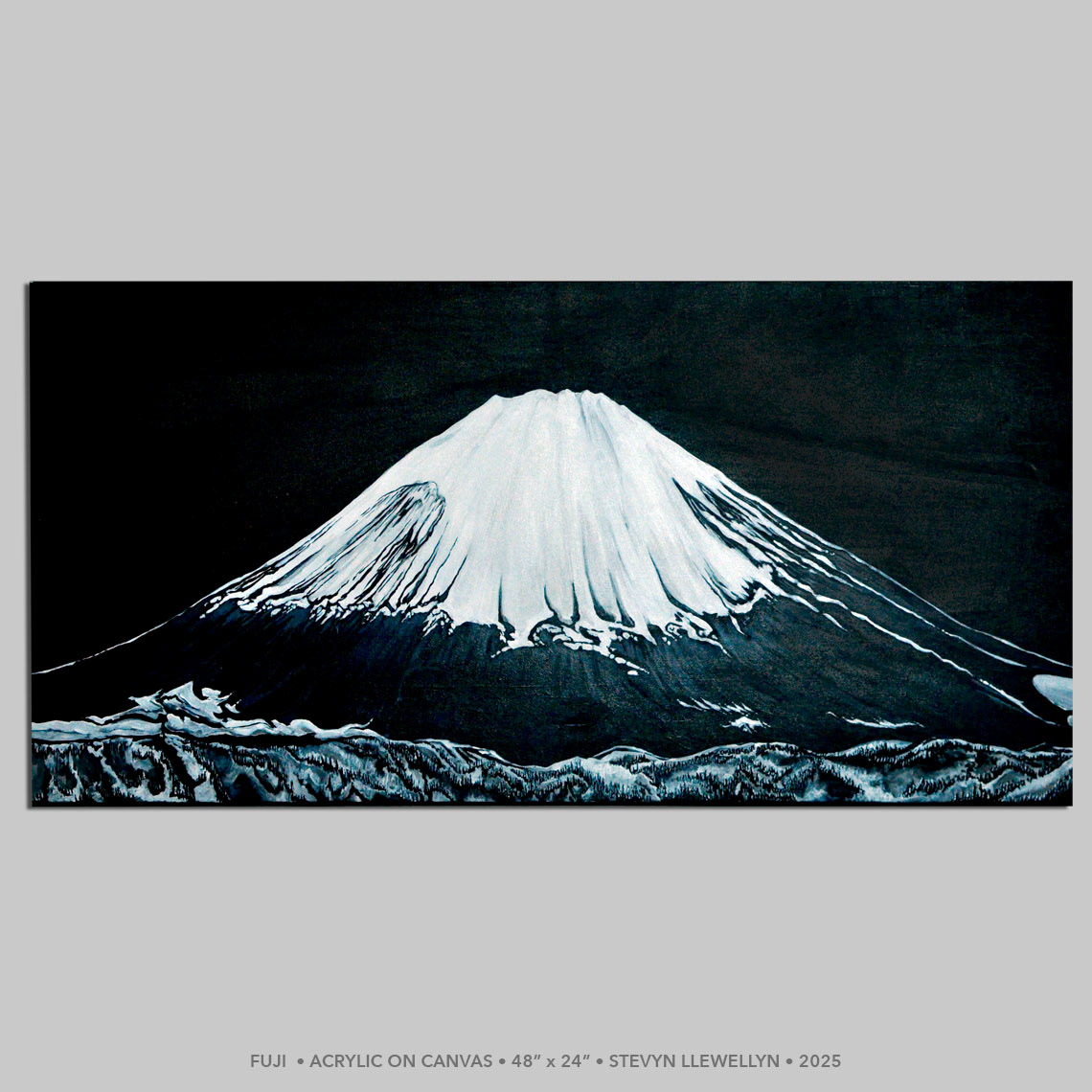 Fuji • 48" x 24" • Acrylic on canvas