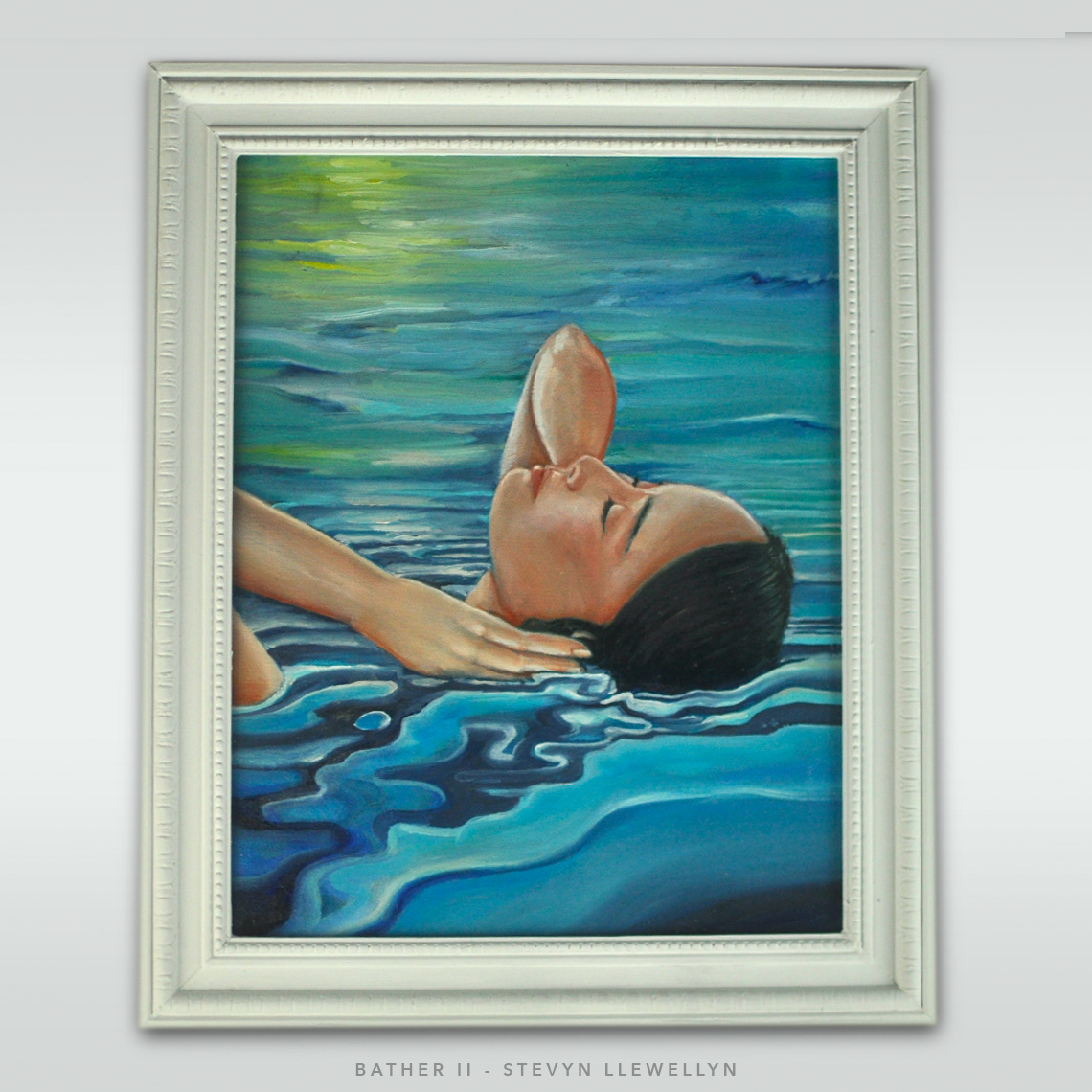 Bather II • Oil on panel •  11"  x 14" 