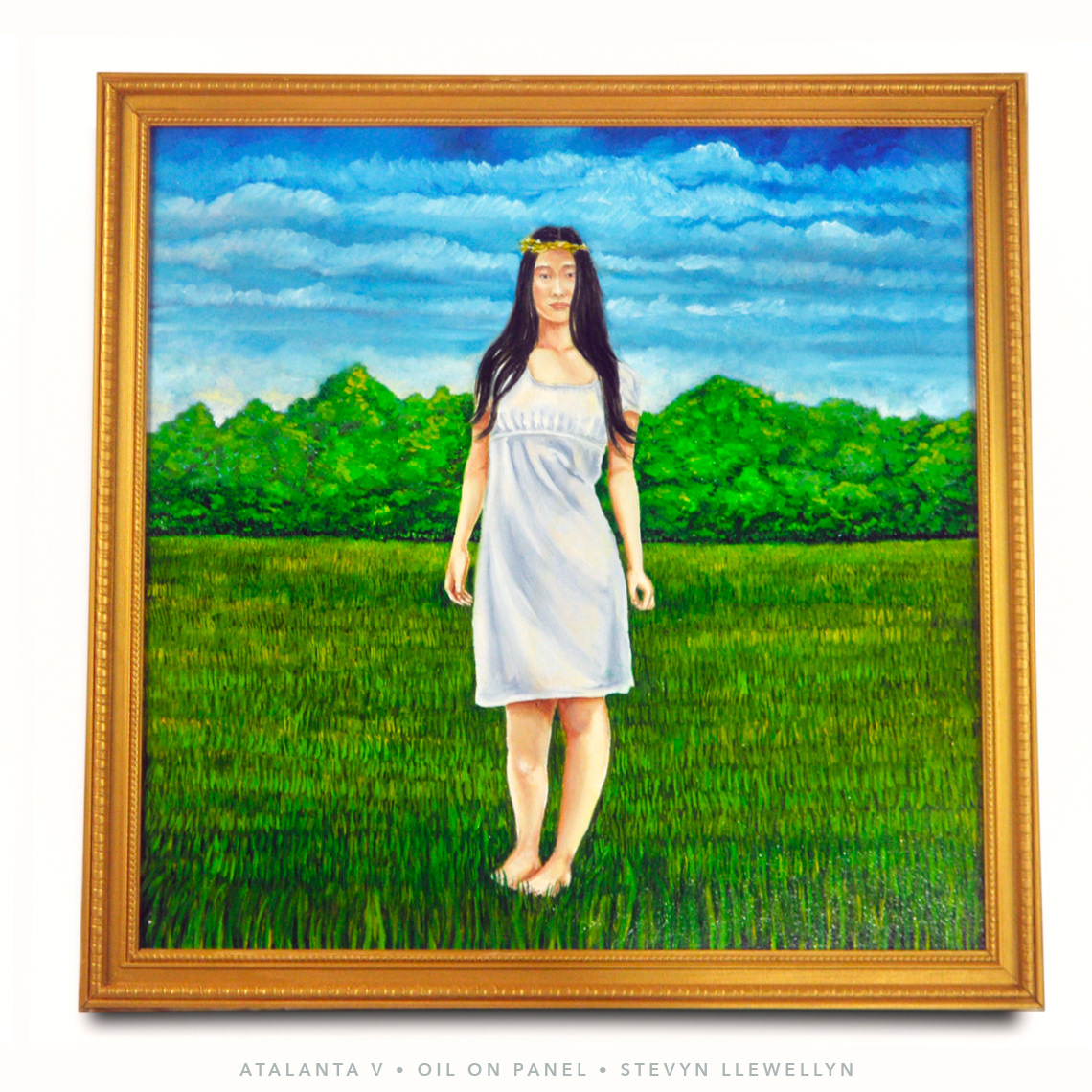 Atalanta V • Oil on panel • 24" x 24"