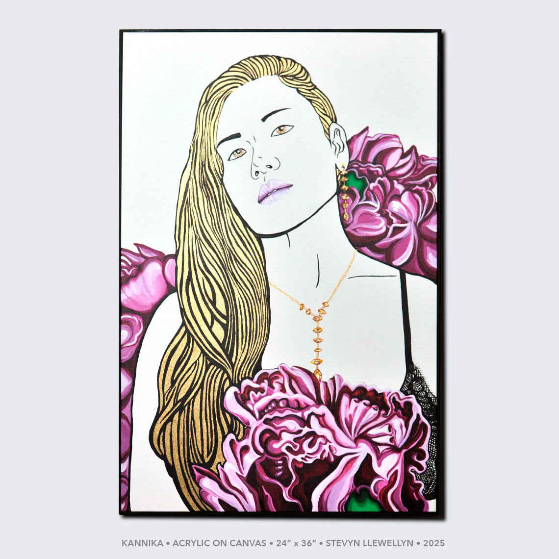 Kanika  24" x 36" • Acrylic on canvas