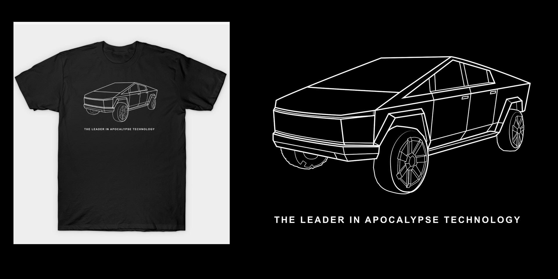 Cybertruck T-shirt design