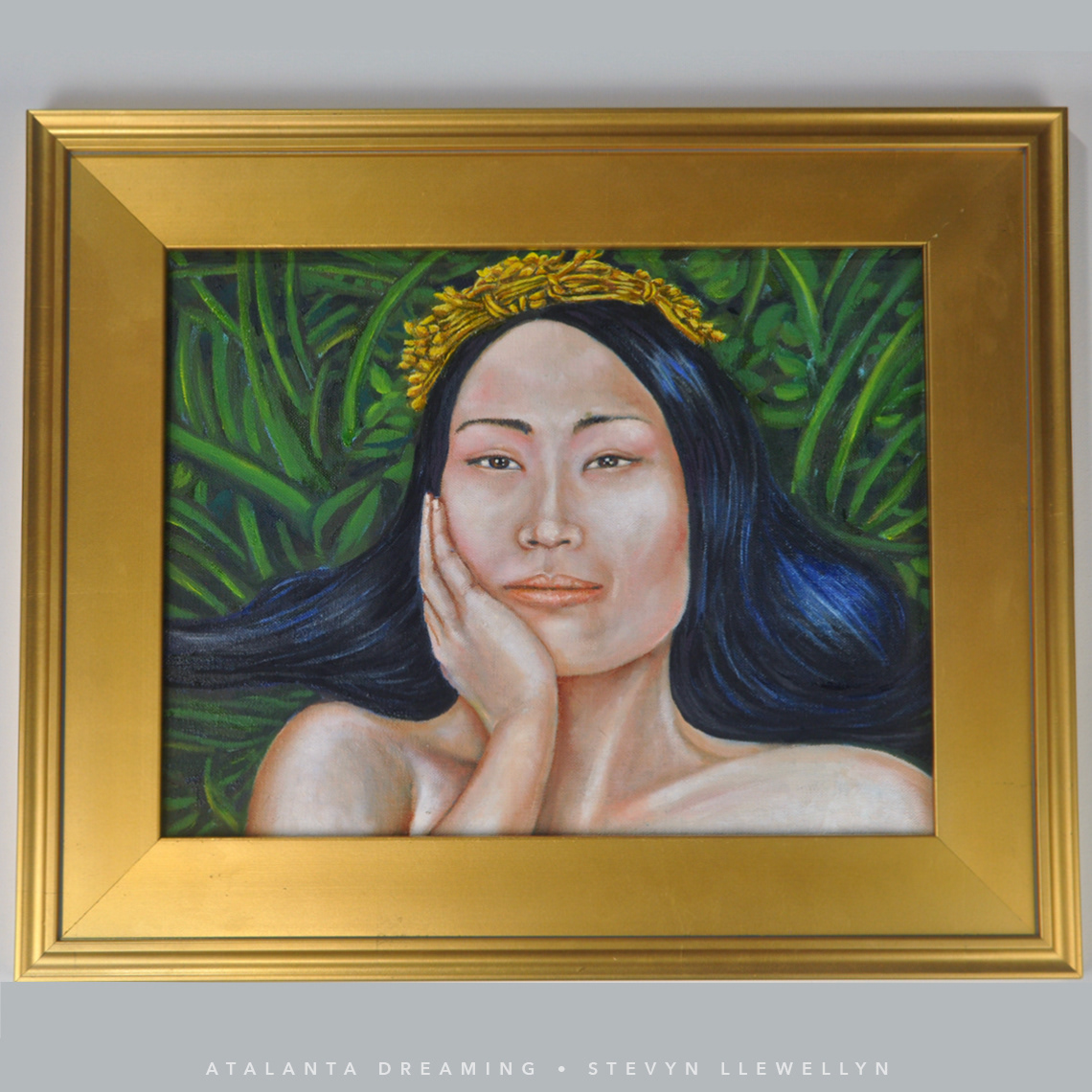 Atalanta  Crowned • Ol on panel • 11" x 14"