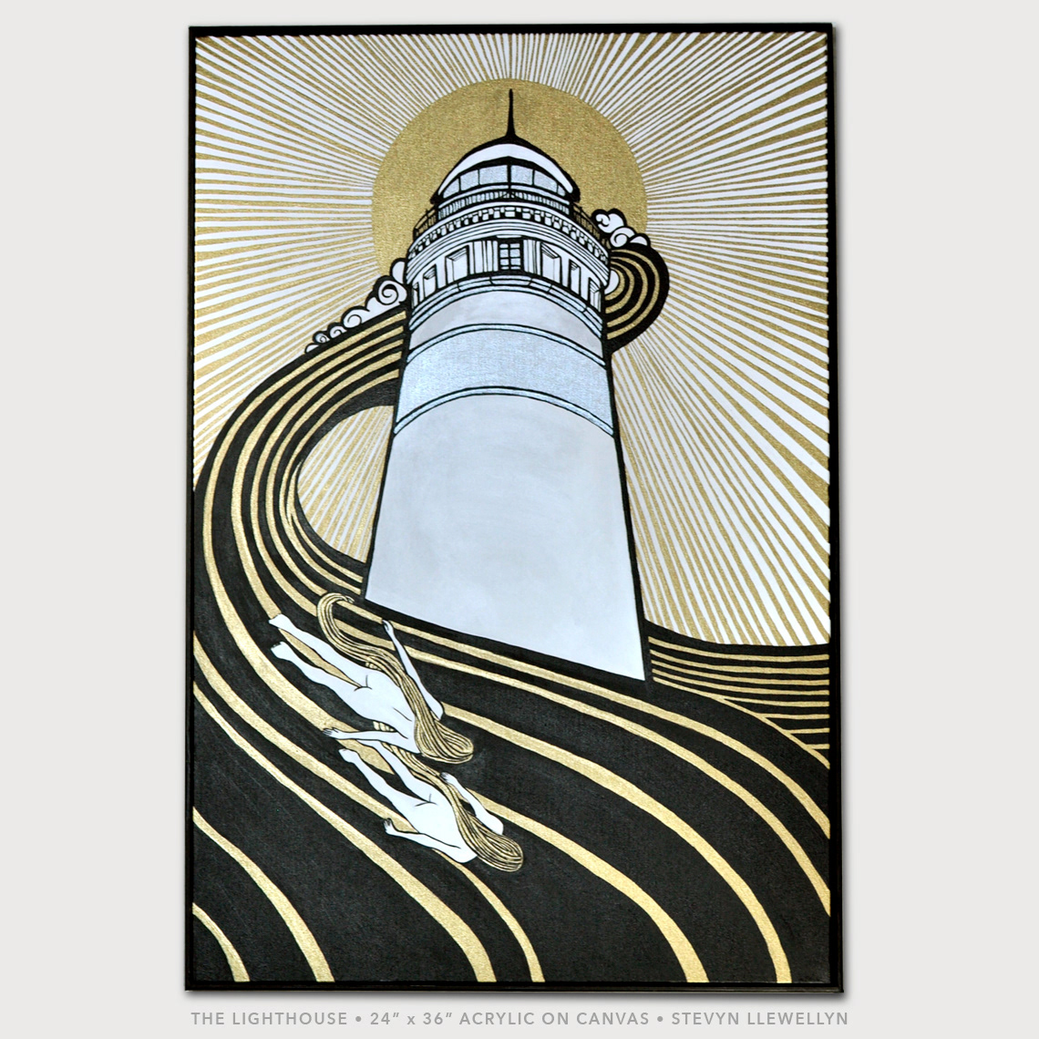 The Lighthouse • 24" x 36" • Acrylic on Canvas