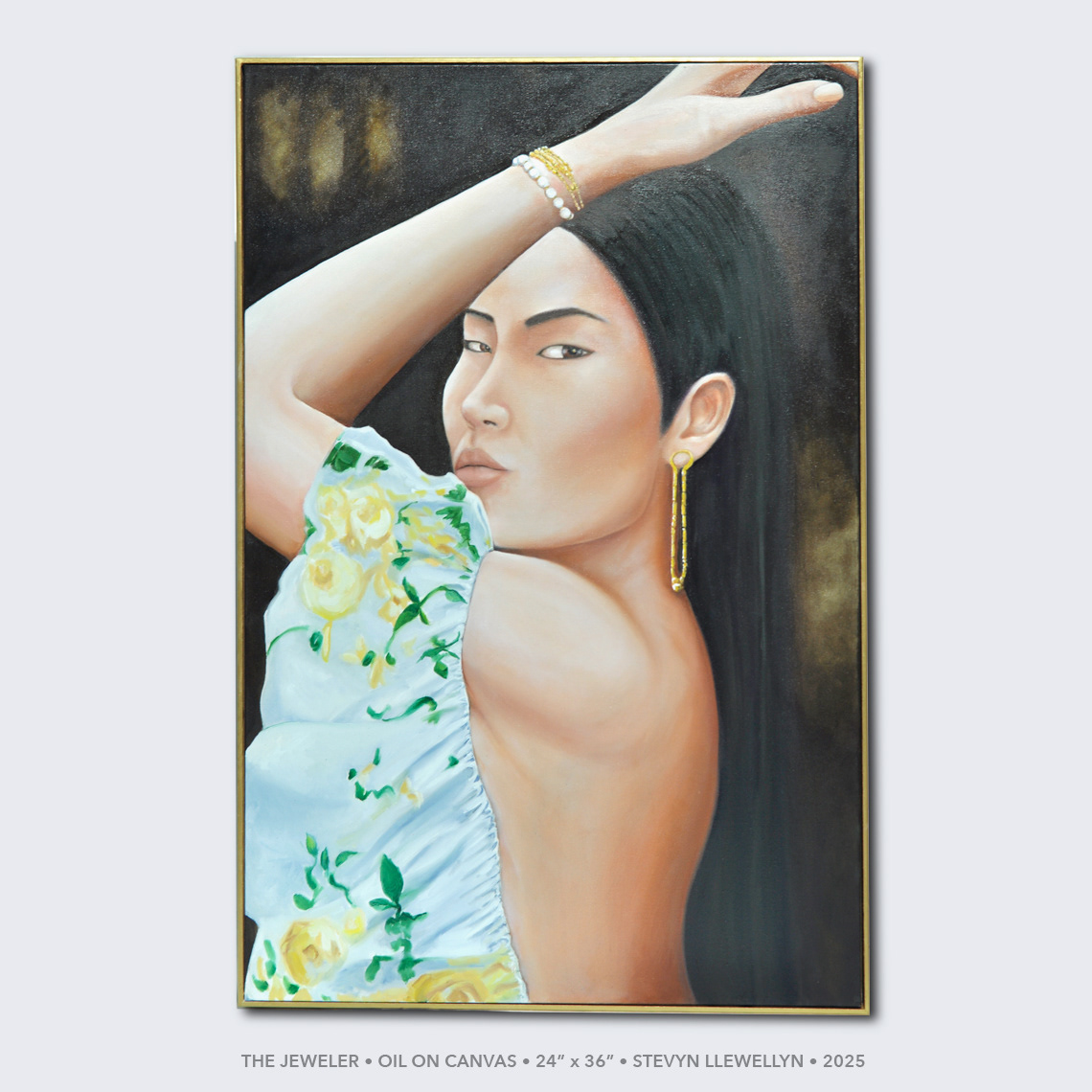 The Jeweler • 24" x 36" • Oil on  canvas