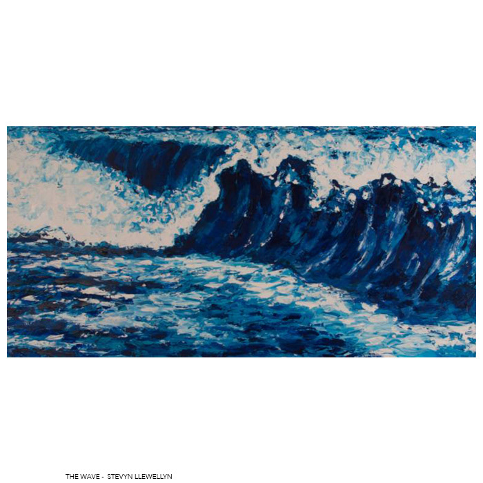 Wave • Acrylic on canvas • 24" x 48"