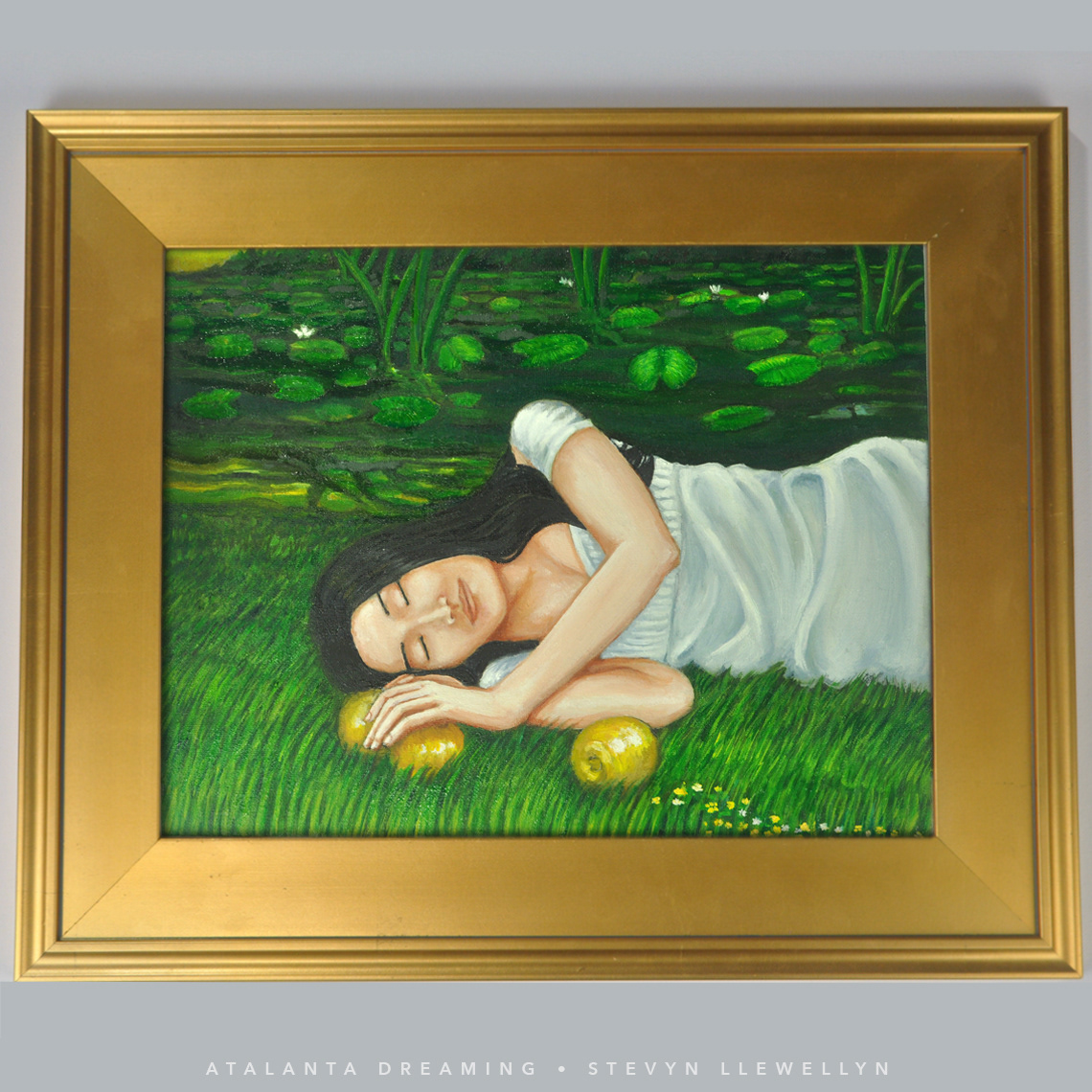 Atalanta Dreaming • Oil on panel • 11" x 14" 